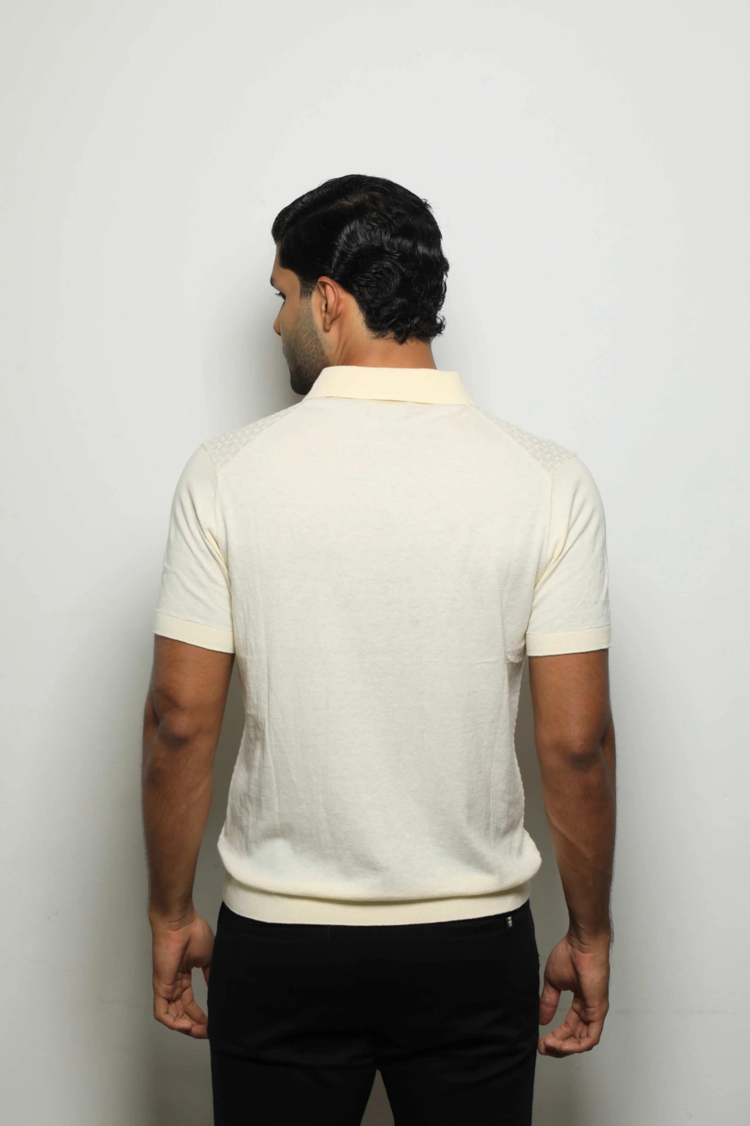 Suéter Tejido Fashion Crema - imagen 5