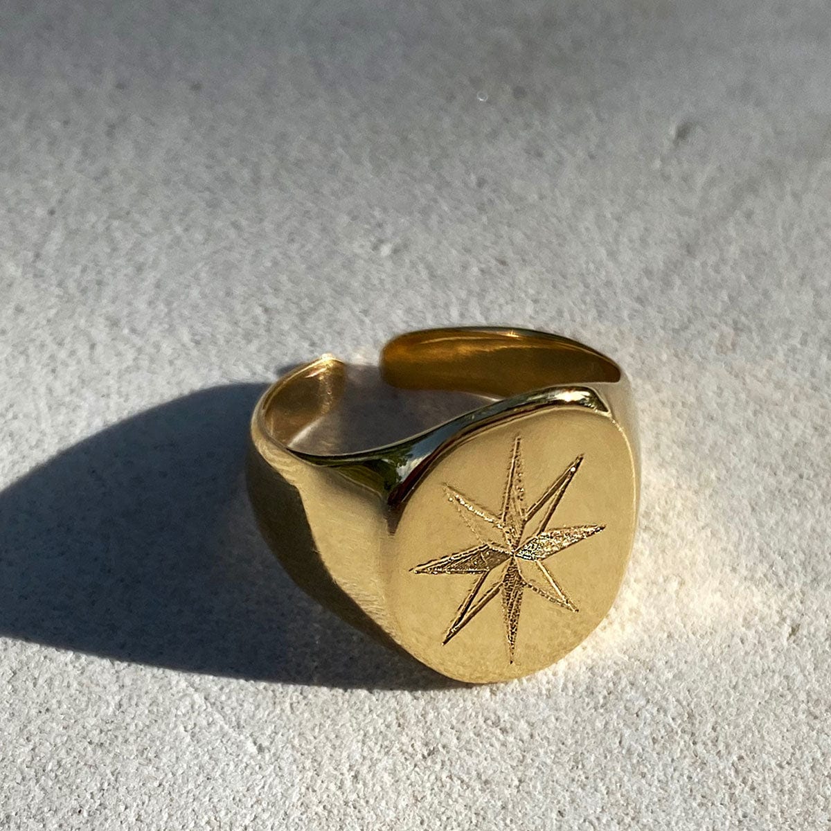 ANILLO ESTRELLA ORO - imagen 2