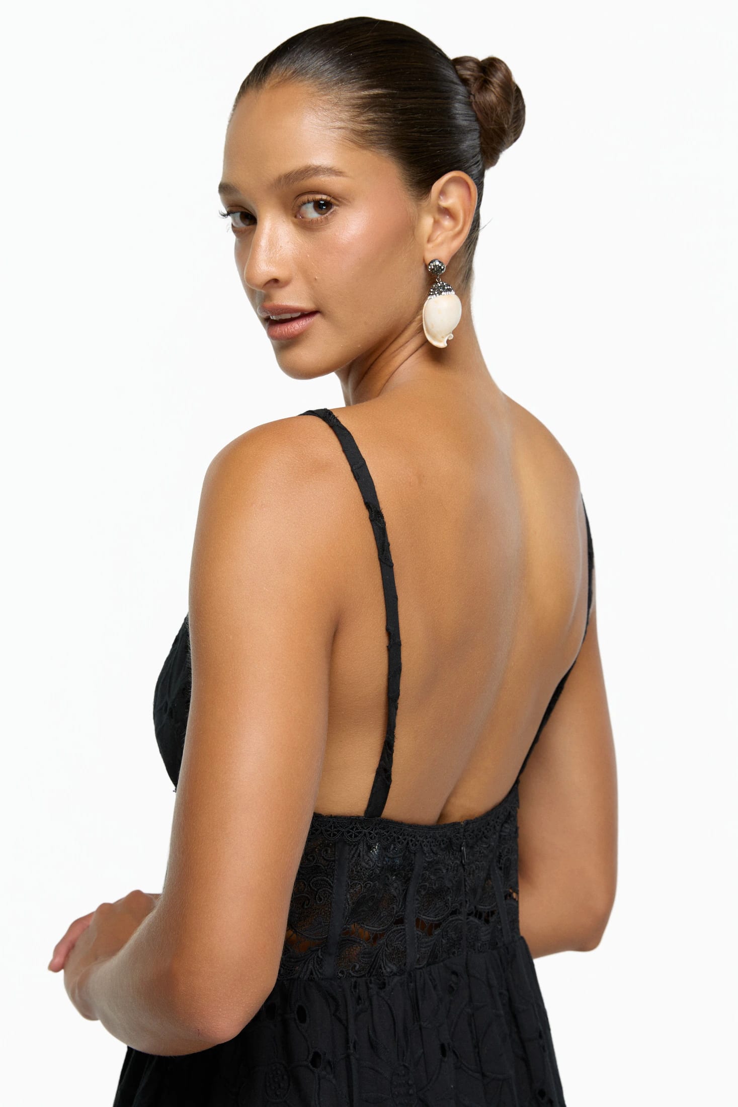 PENELOPE MIDI DRESS BLACK - imagen 3