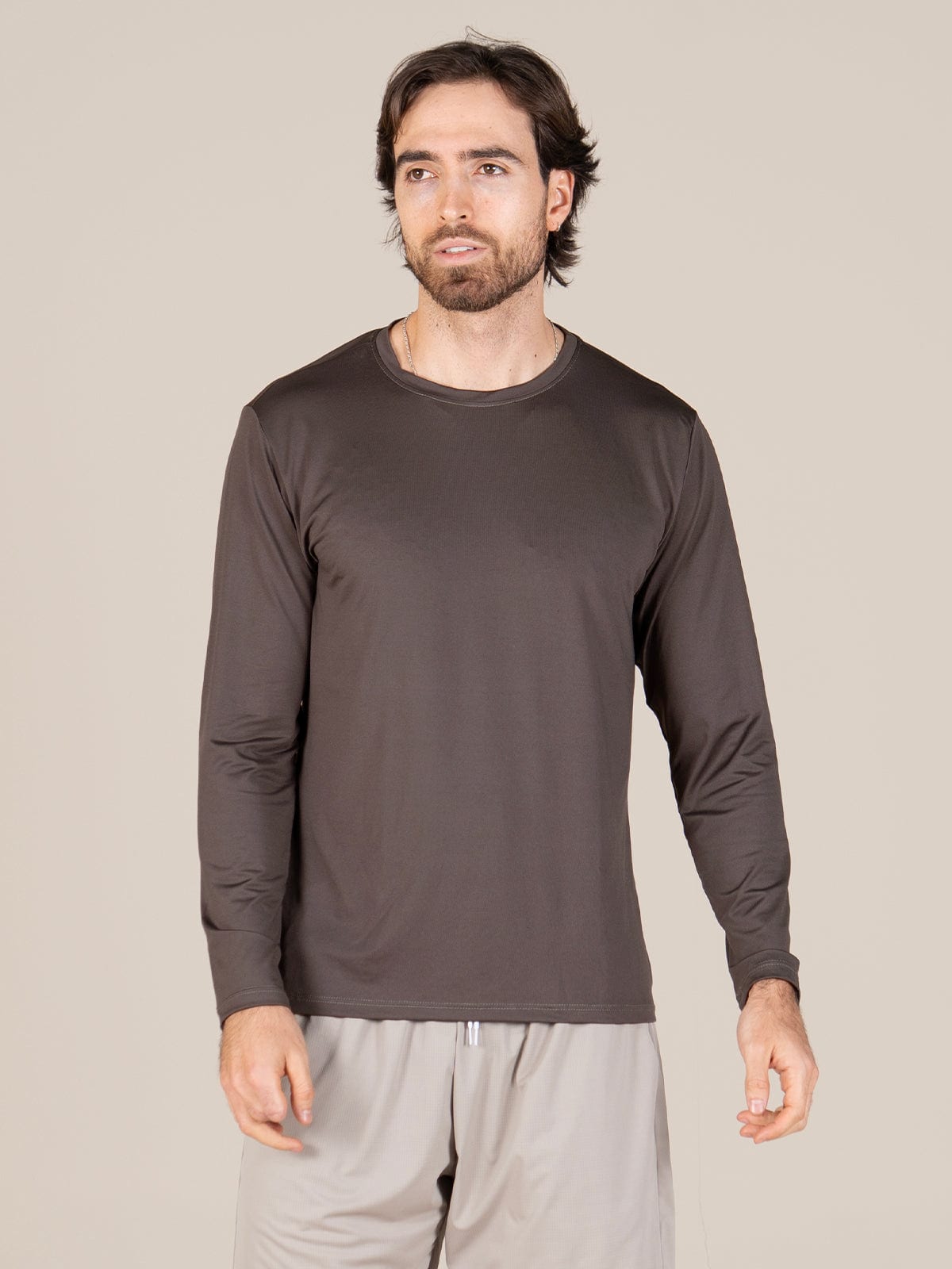 Buzo Basico Hombre Gray - imagen 1