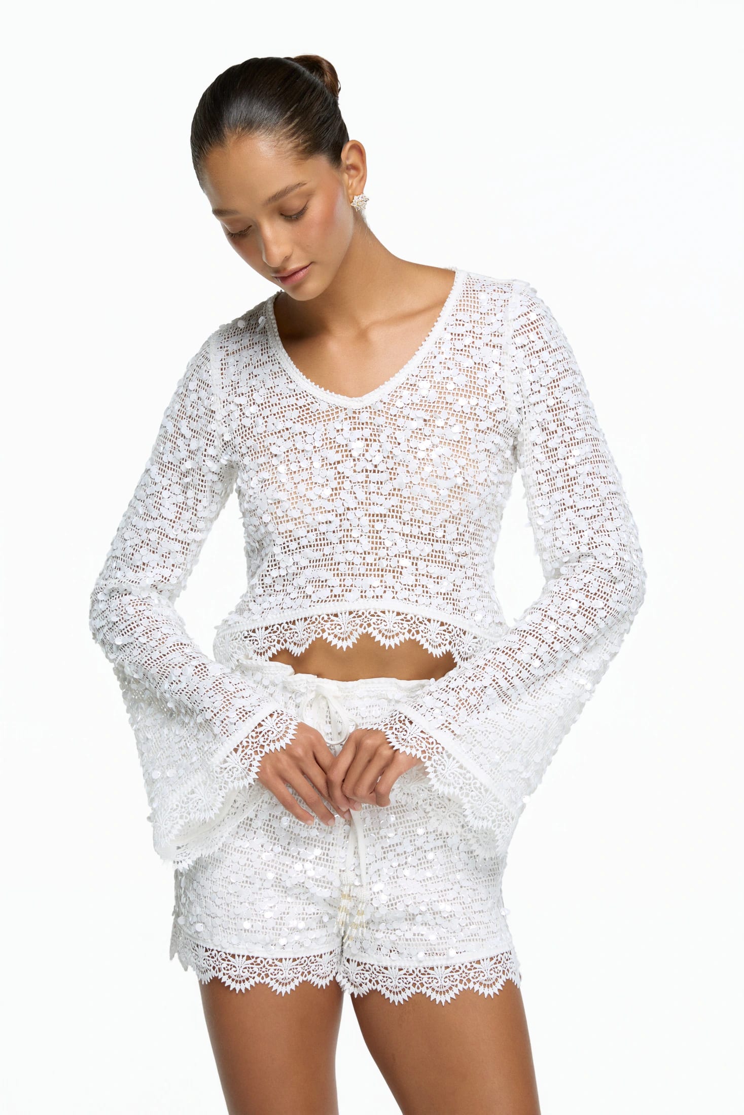 IZZY SHORT WHITE - imagen 1