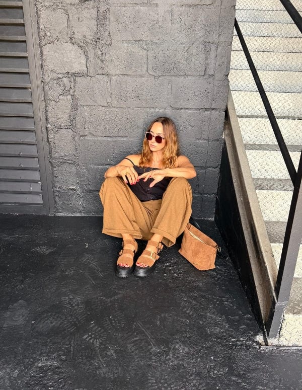 SANDALIAS CHUNKY MIEL - imagen 6