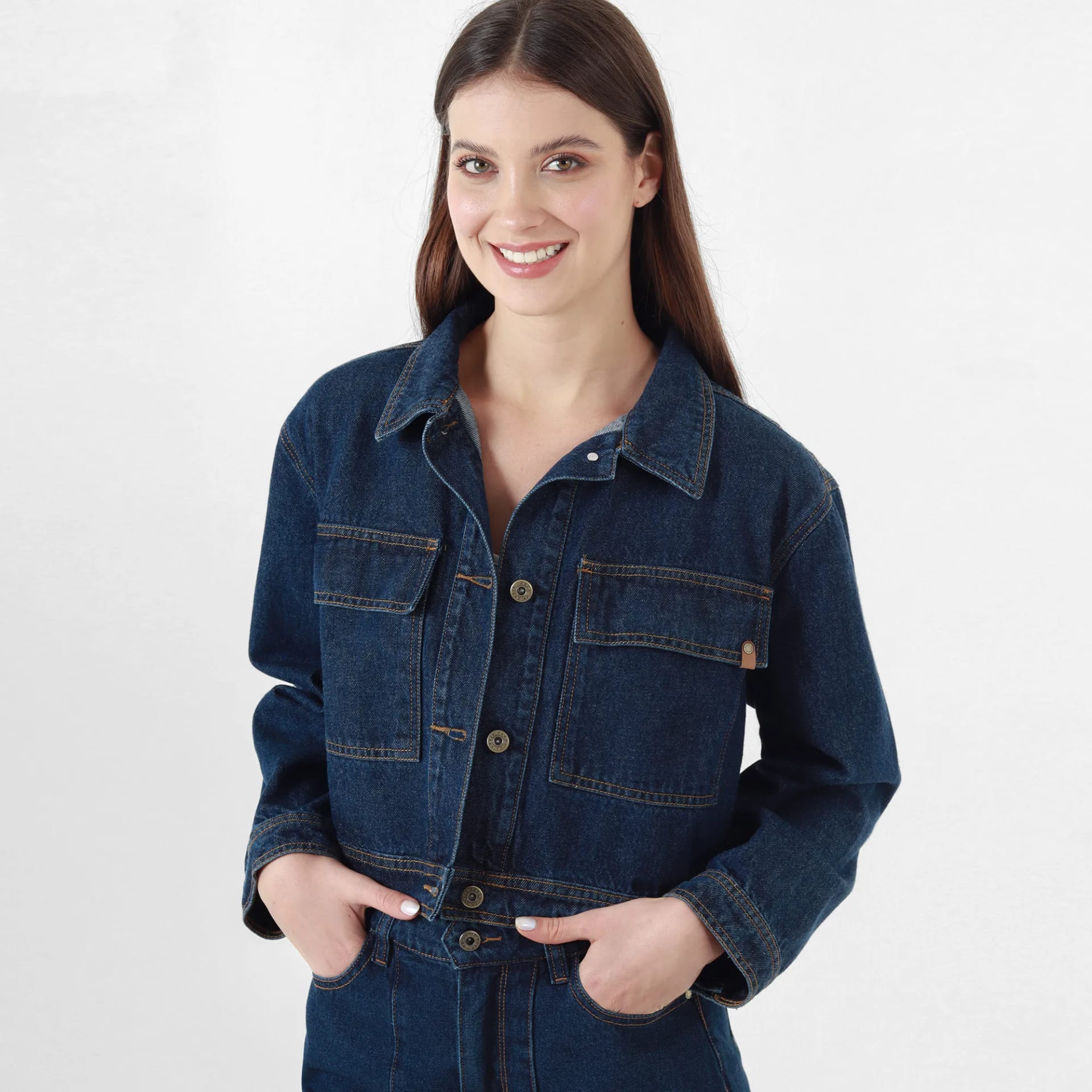 Chaqueta Denim Con Detalle - imagen 4
