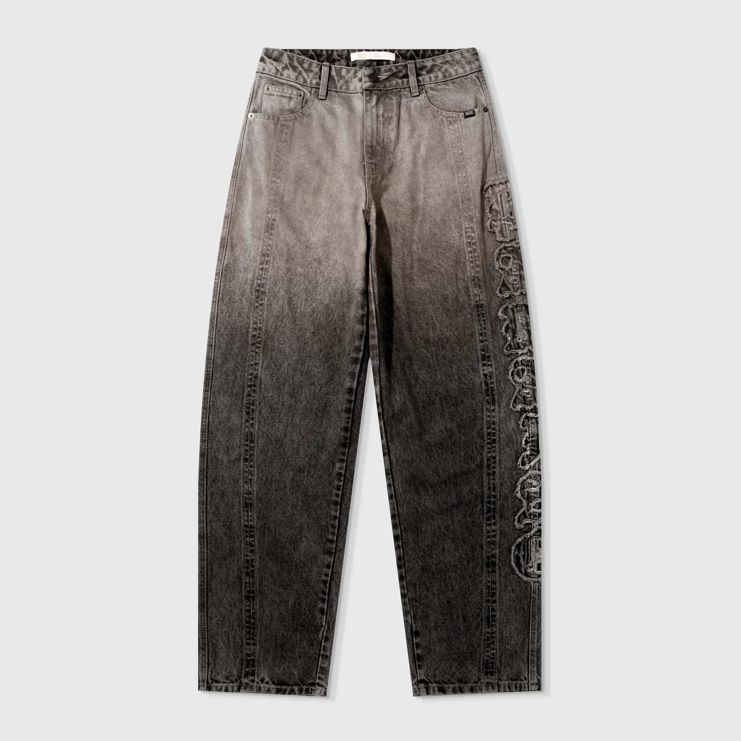 Barrel Denim Pants - Washed Black - imagen 5