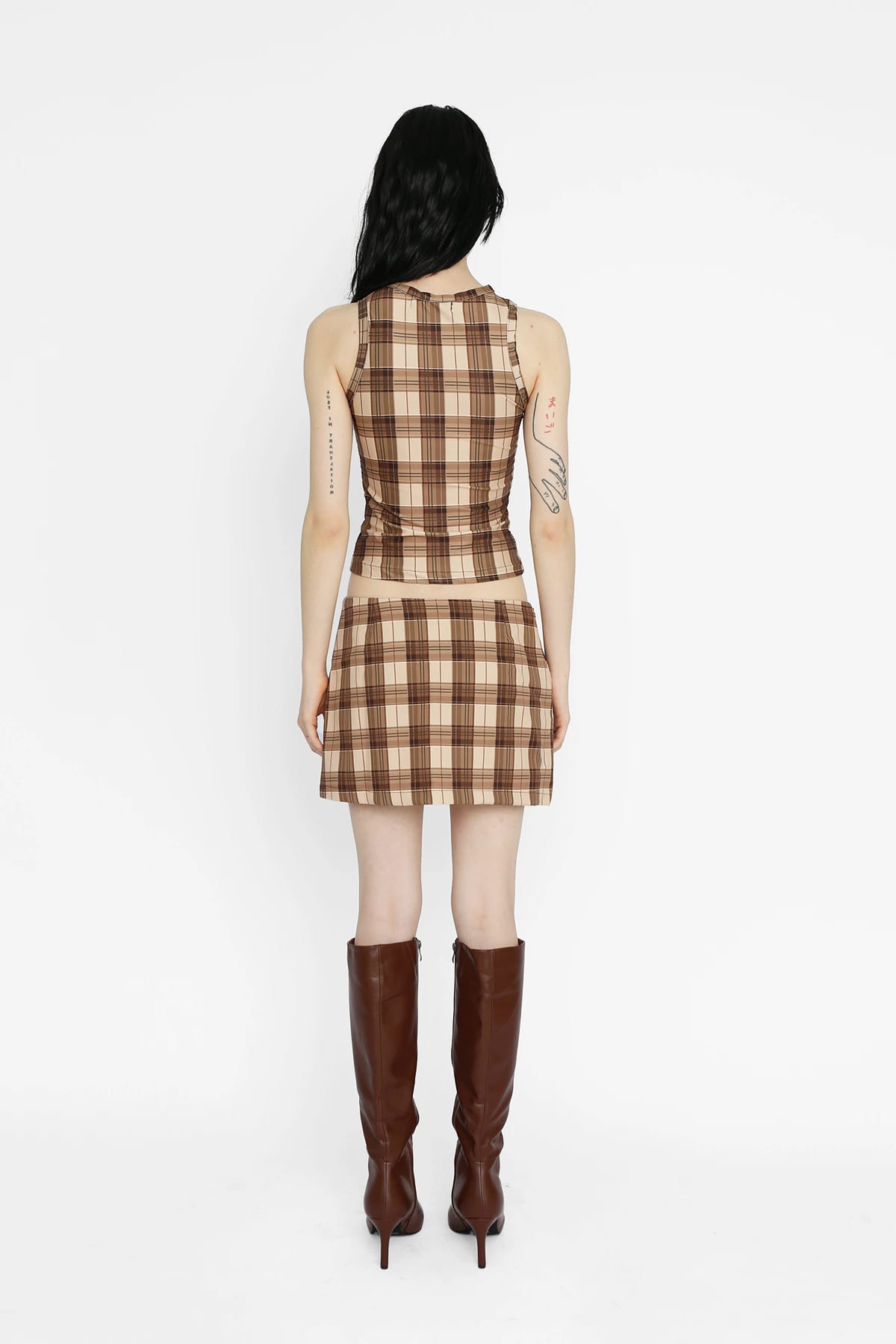 Mini Skirt In 90’s Plaid - imagen 2