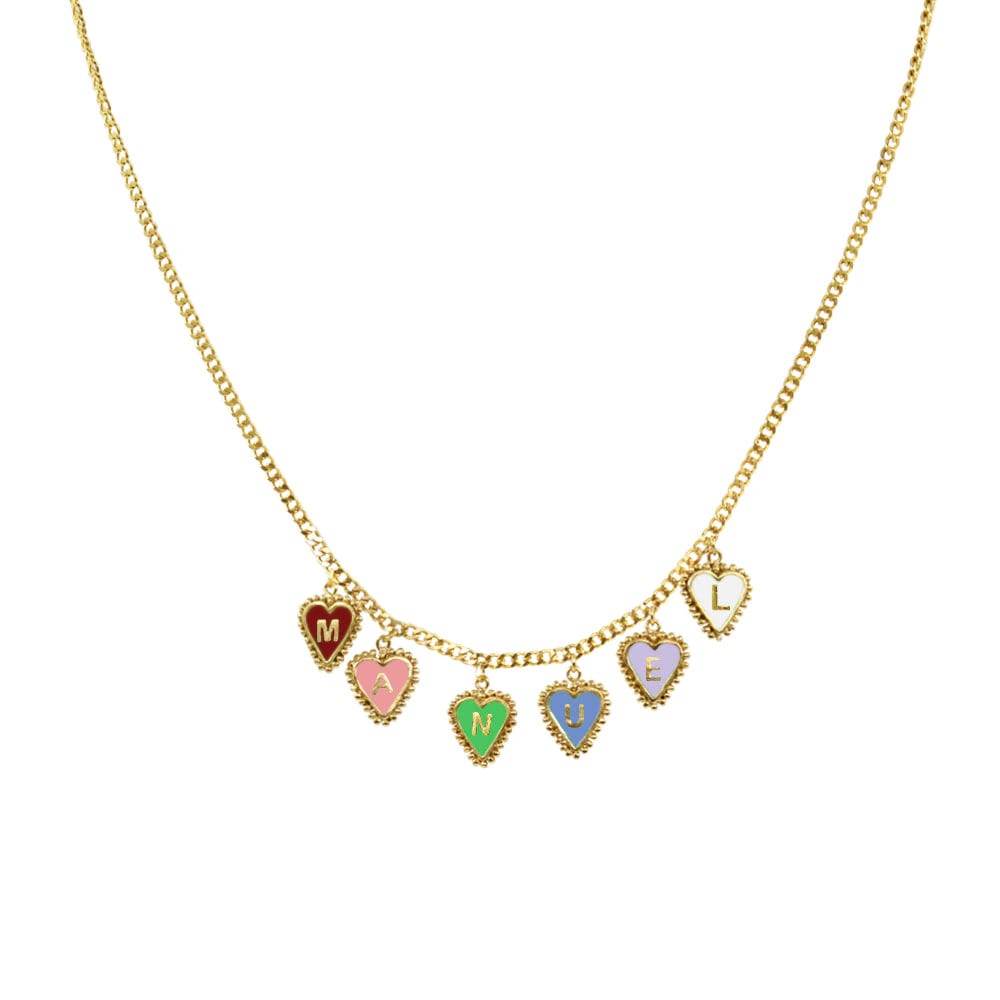 PreOrder Cadena 6 Letras Heart - imagen 1