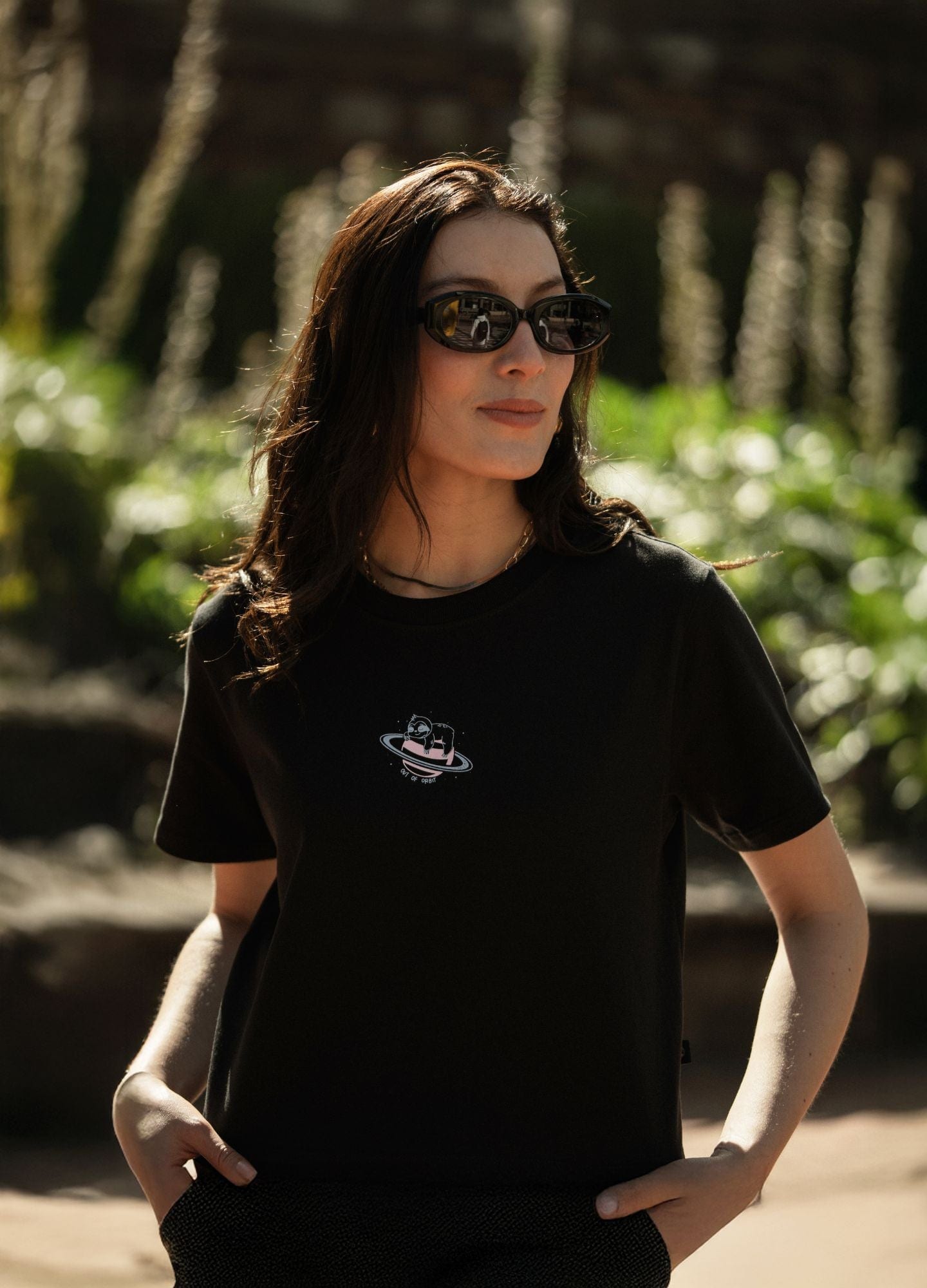 Orbit Crop Top – Negro - imagen 2