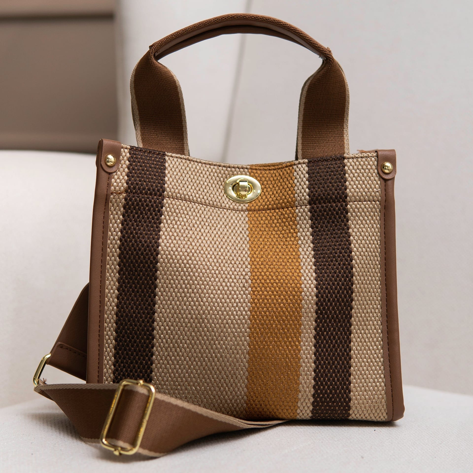 Bolso Canvas Rayas - imagen 2