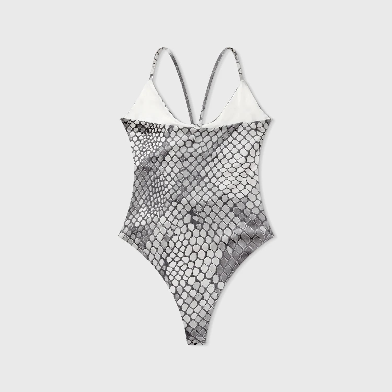Python Cut-Out Bodysuit - Gray - imagen 10
