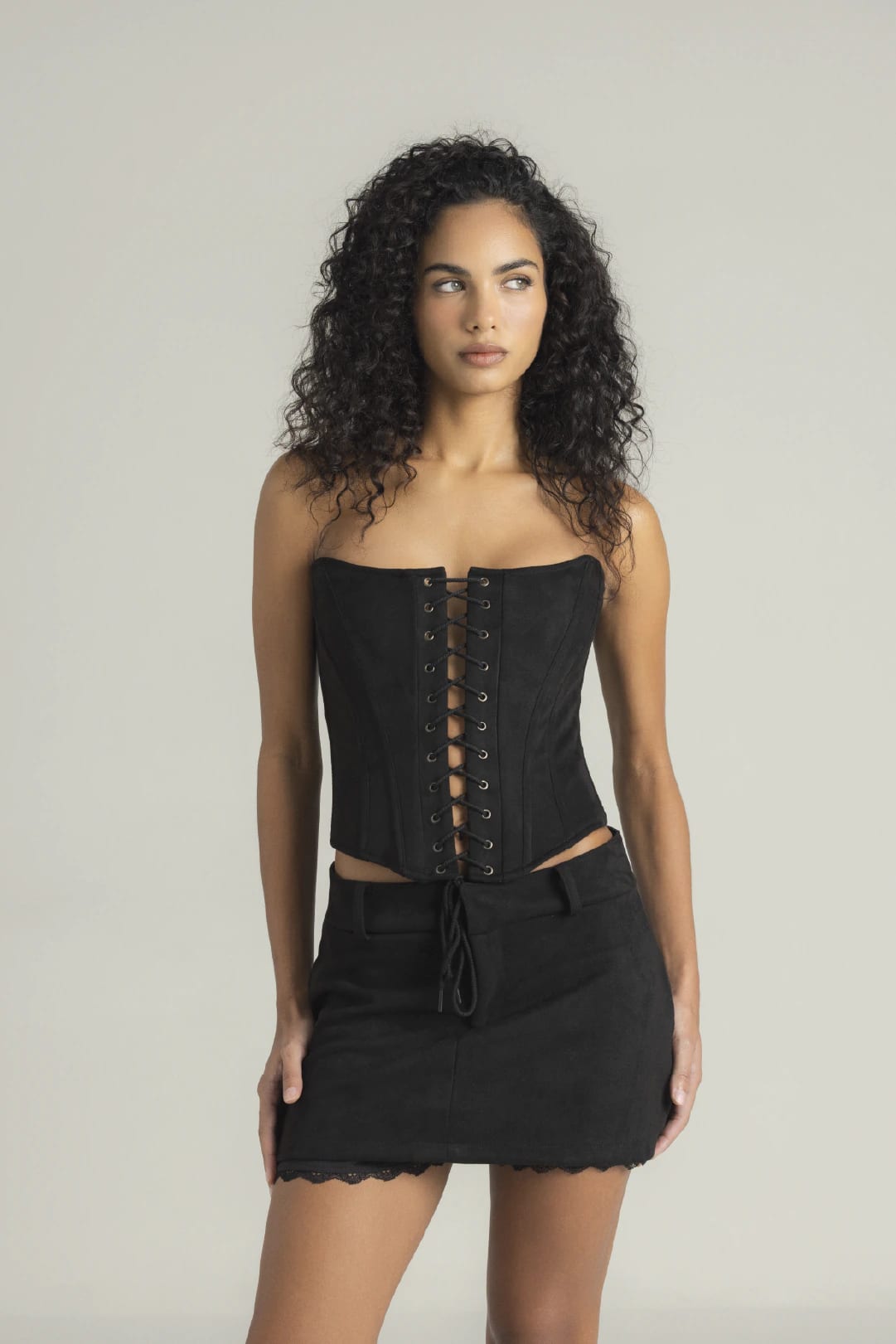 FALDA SHORT VICTORIA NEGRO - imagen 2