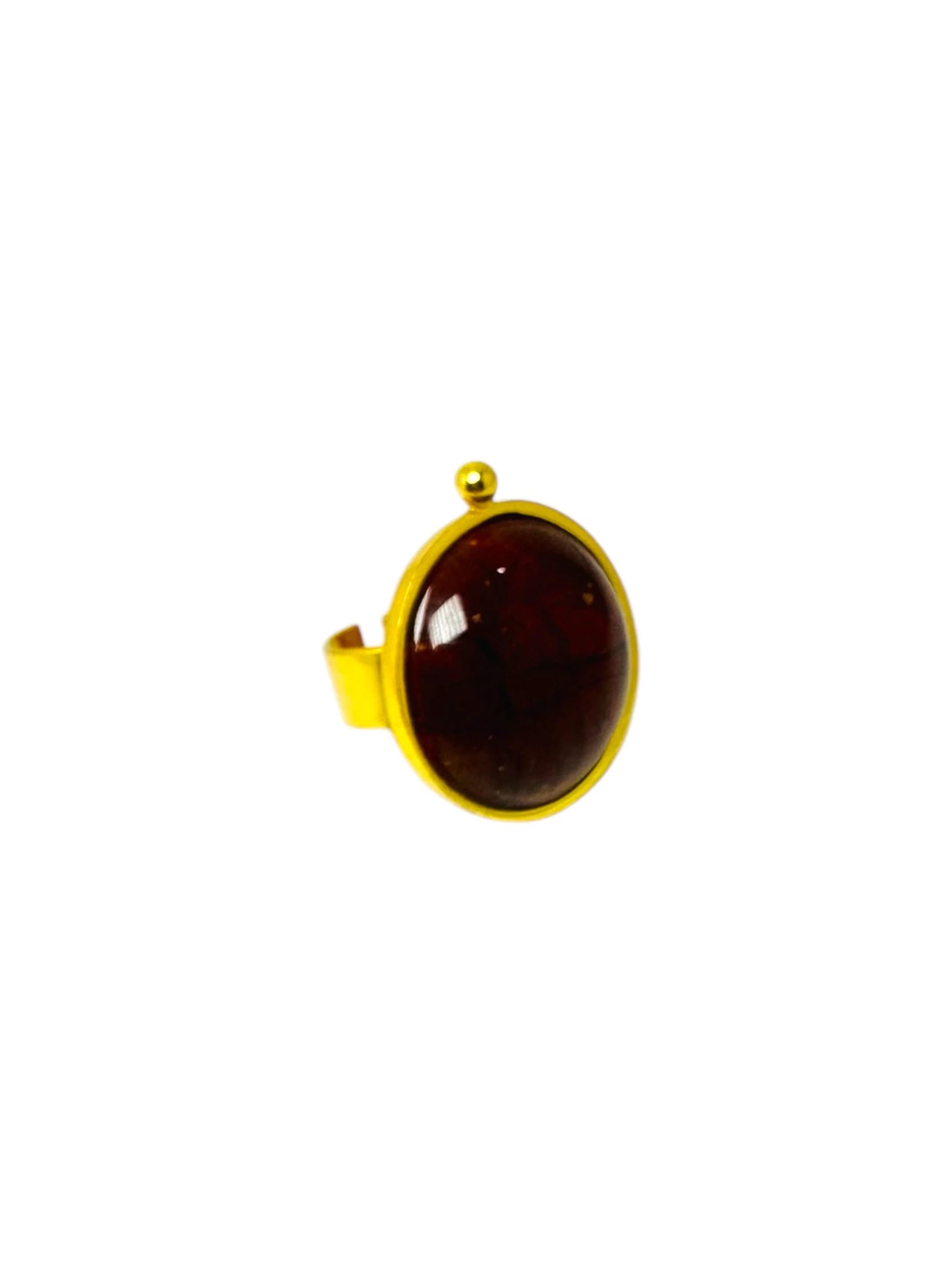 Anillo Ágata Coñac - imagen 3