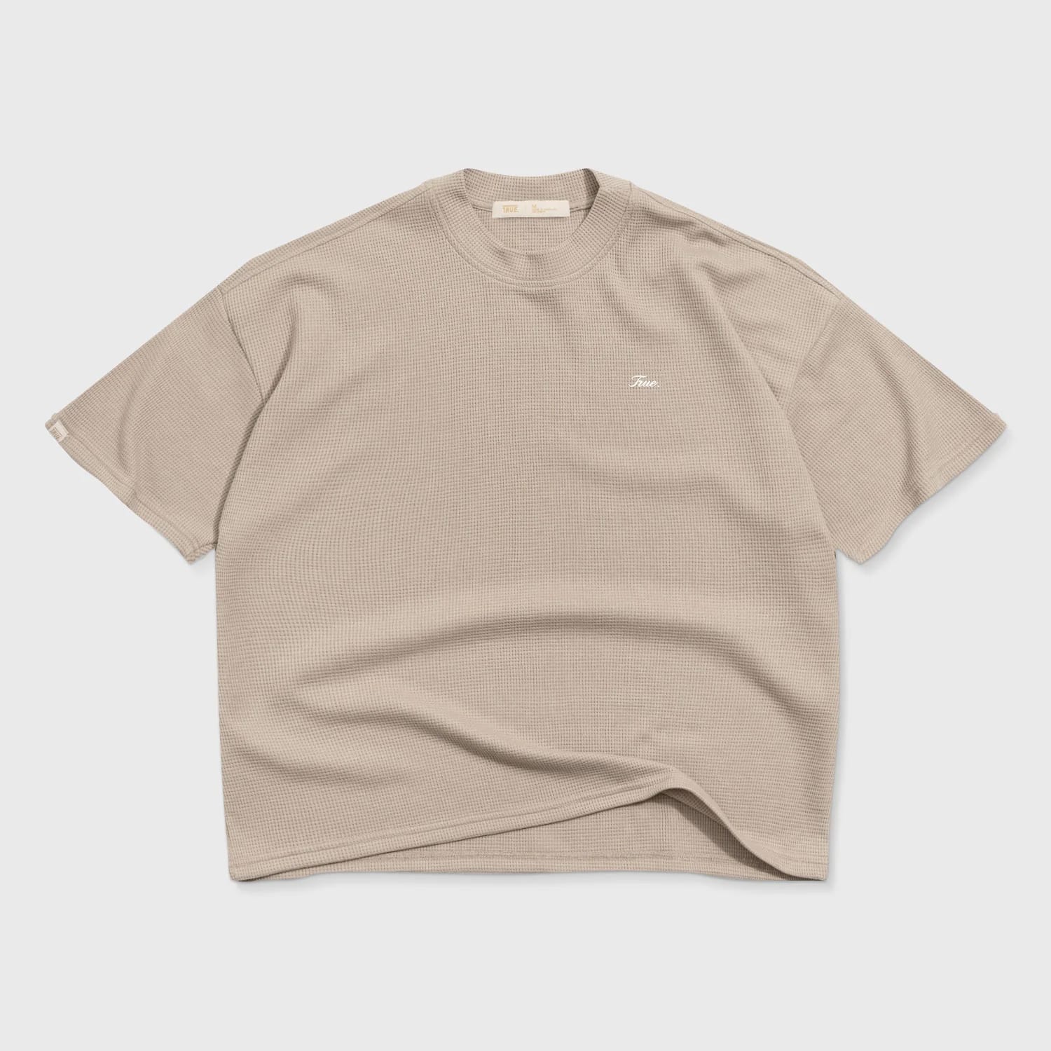 Textured Boxy Tee - Sand - imagen 2