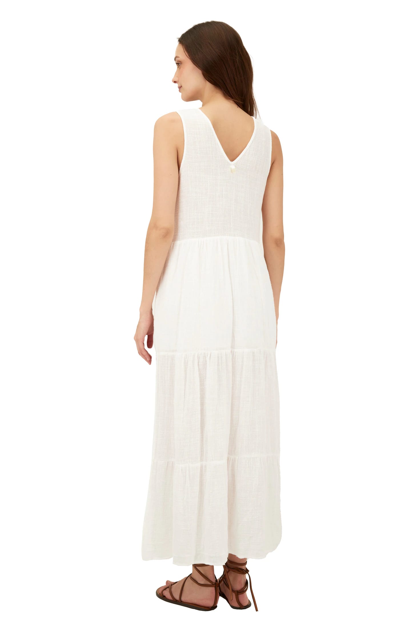 Textured Eco White Enlight Dress - imagen 2