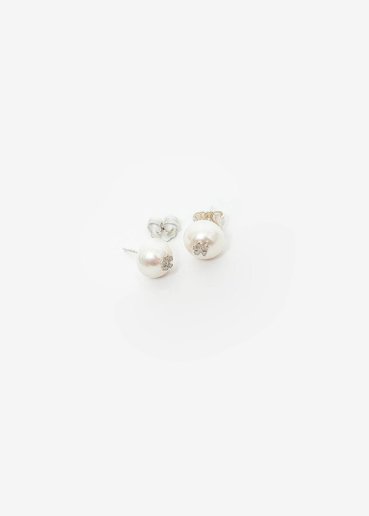 Perla Aurora Stud Plata - imagen 1