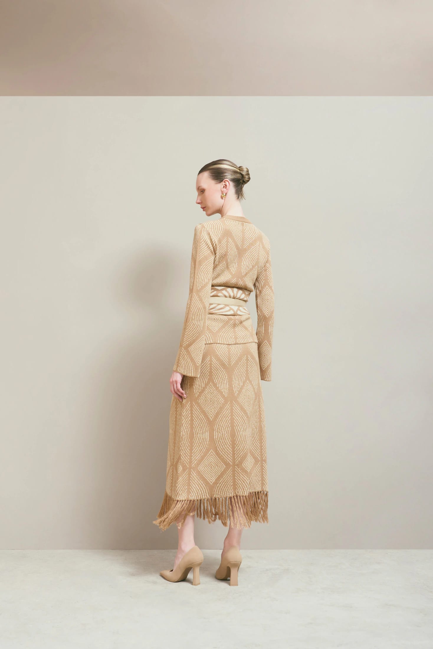 Falda Atenea Camel-Dorado - imagen 2