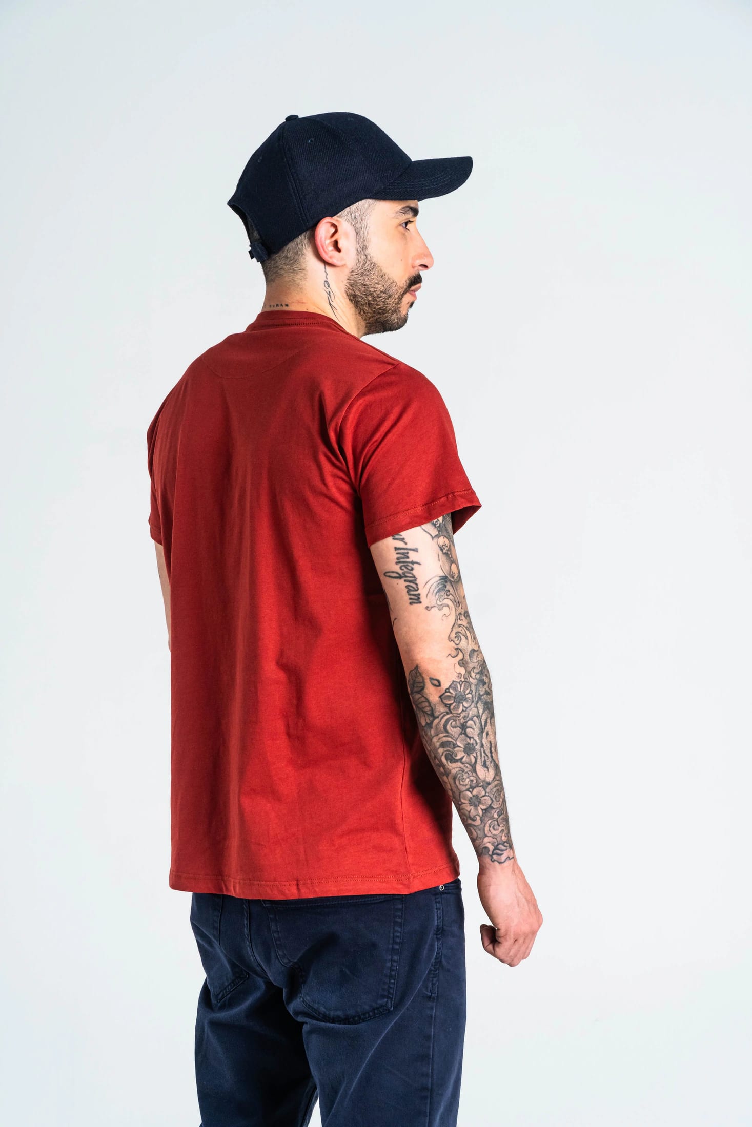 Camiseta Básica Algodón Terracota - imagen 4