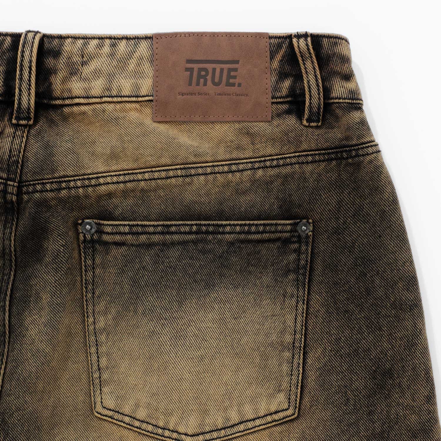 Lounge Printed Denim Pants - Brown - imagen 10