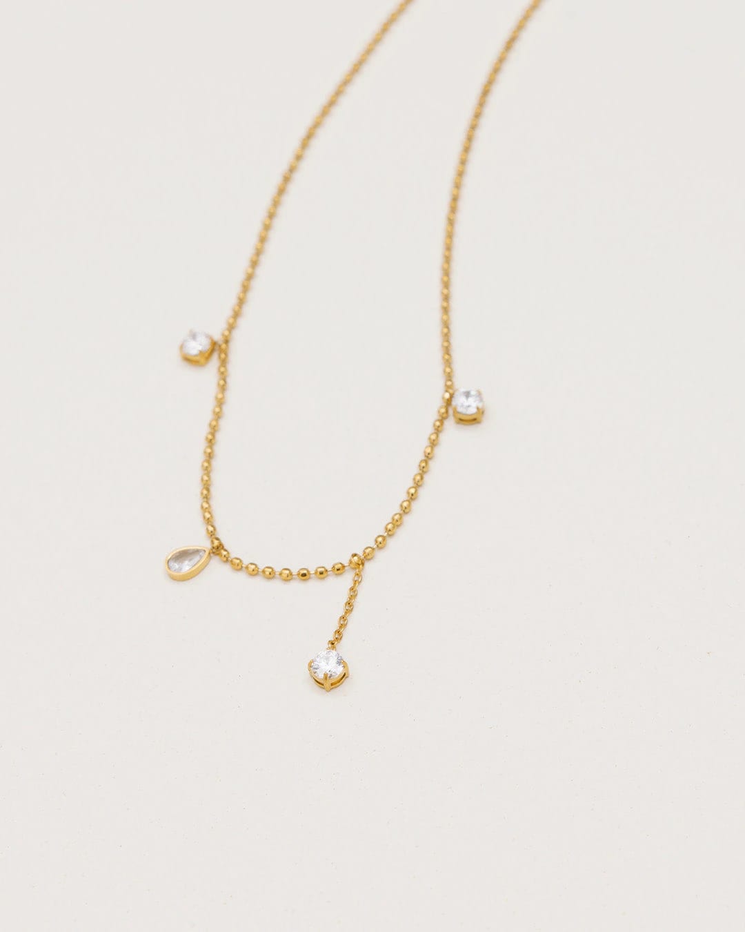 Collar 4 Cristales - Acero Inoxidable - imagen 2