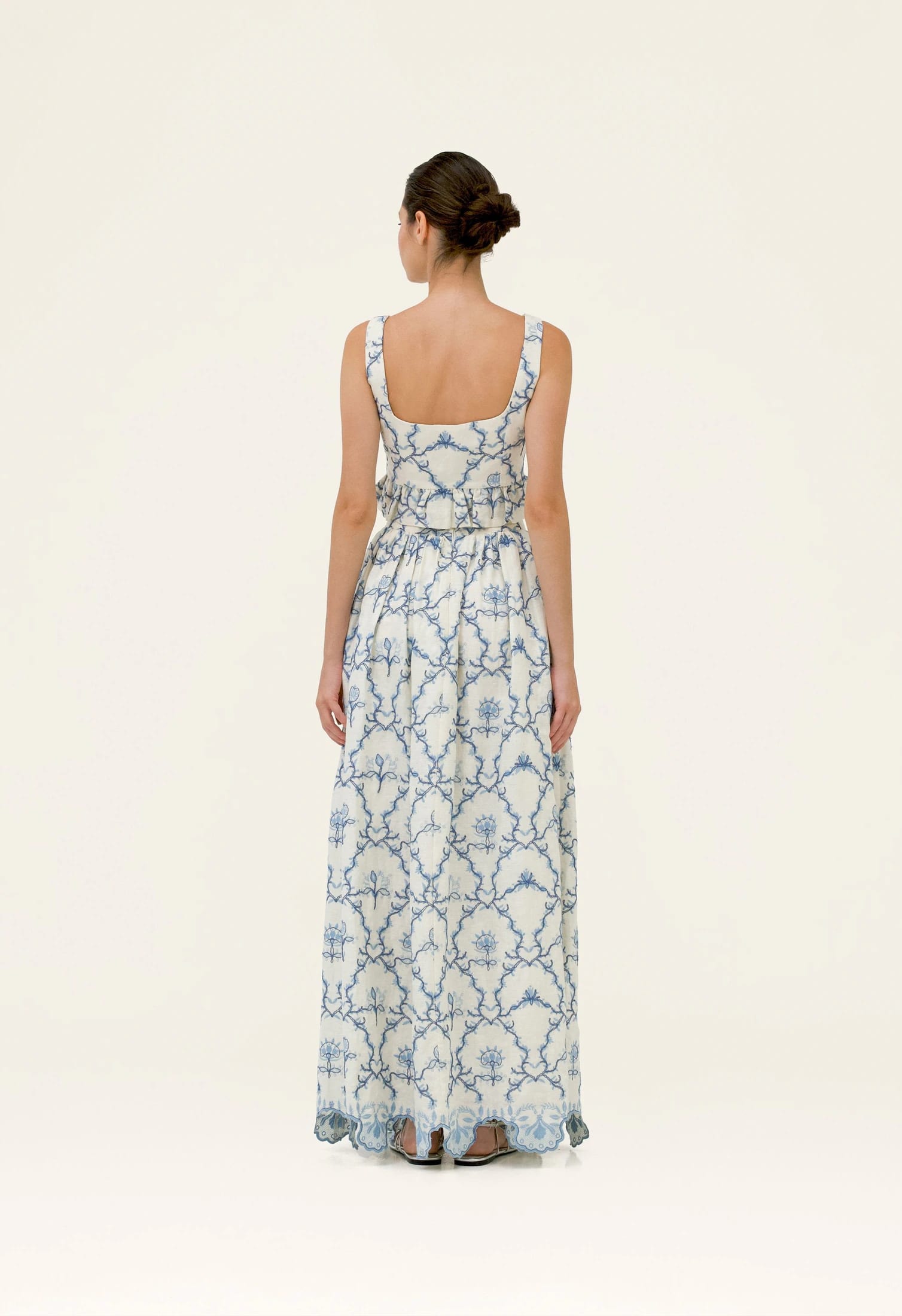 Tangelo Floritura Maxi Skirt - imagen 4