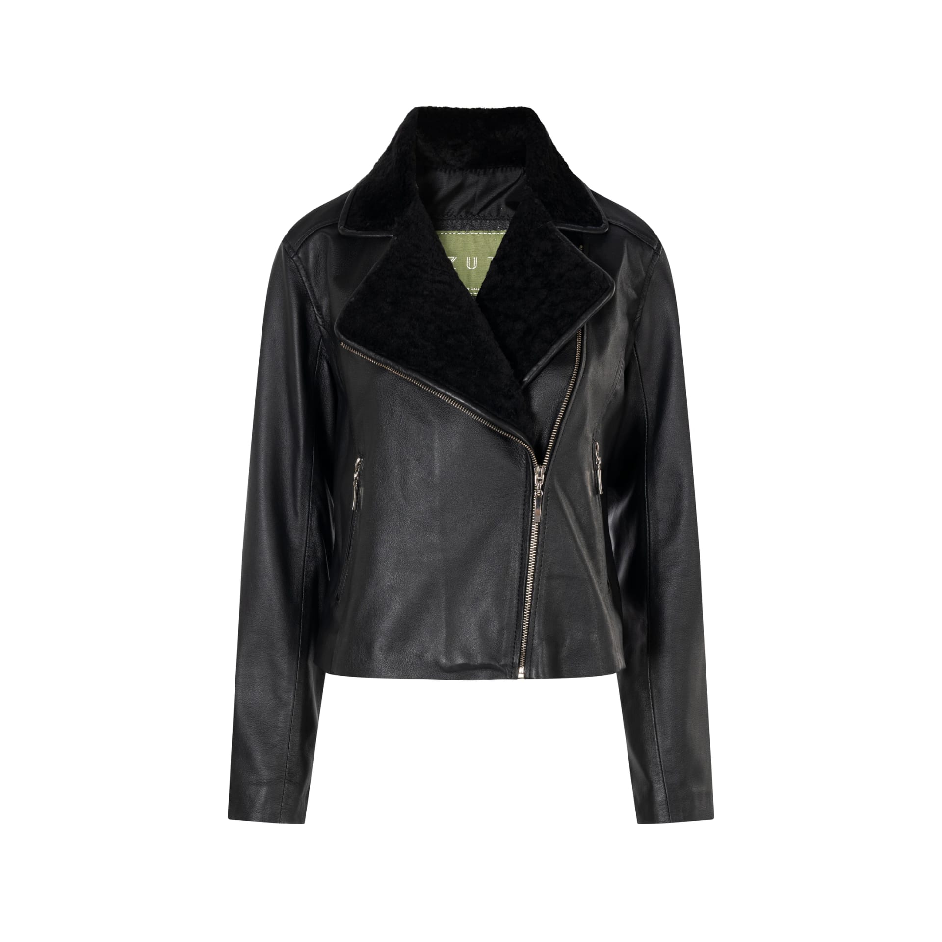 PATRISHA SHEEPSKIN BIKER JACKET - imagen 1