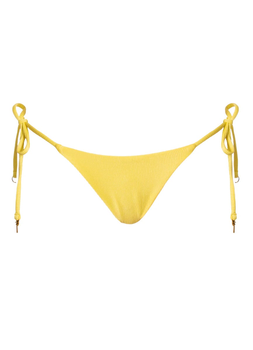 Maaji Golden Ray Sunflash Low Rise Tie Side Bikini Bottom - imagen 5