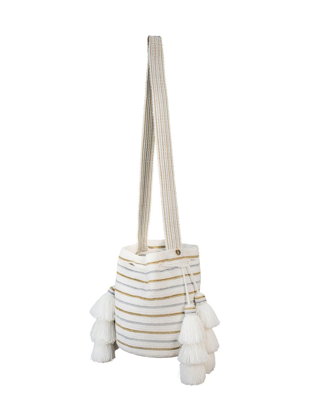 Mochila wayuu Silver Gold - imagen 3