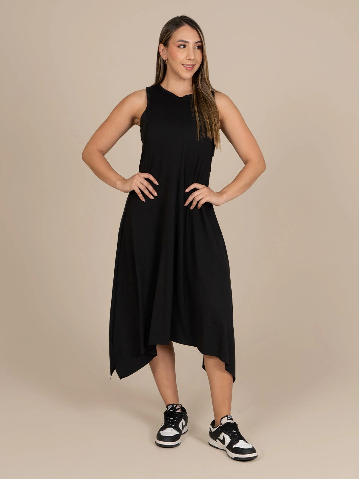 Vestido danila melon negro - imagen 1
