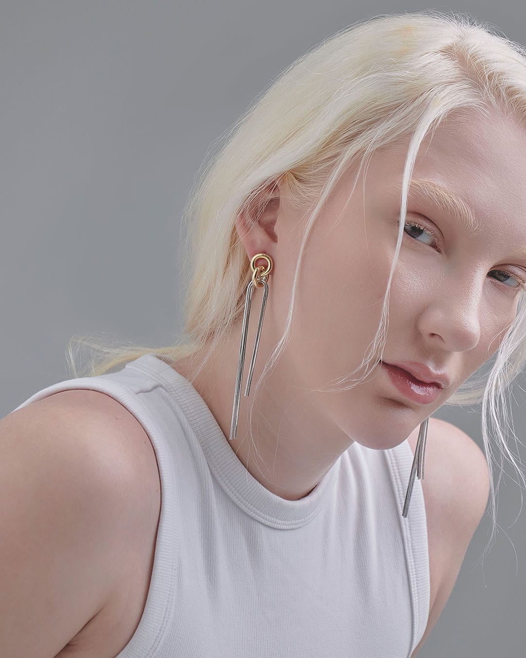 Aretes Largos Eslabones y Cadenas - imagen 2
