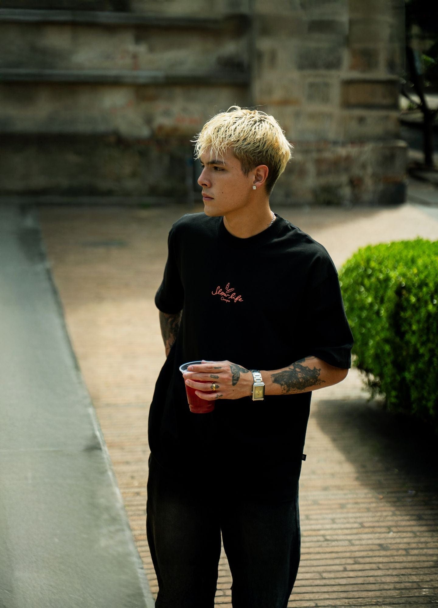 Slow Life Oversized - Negro - imagen 5