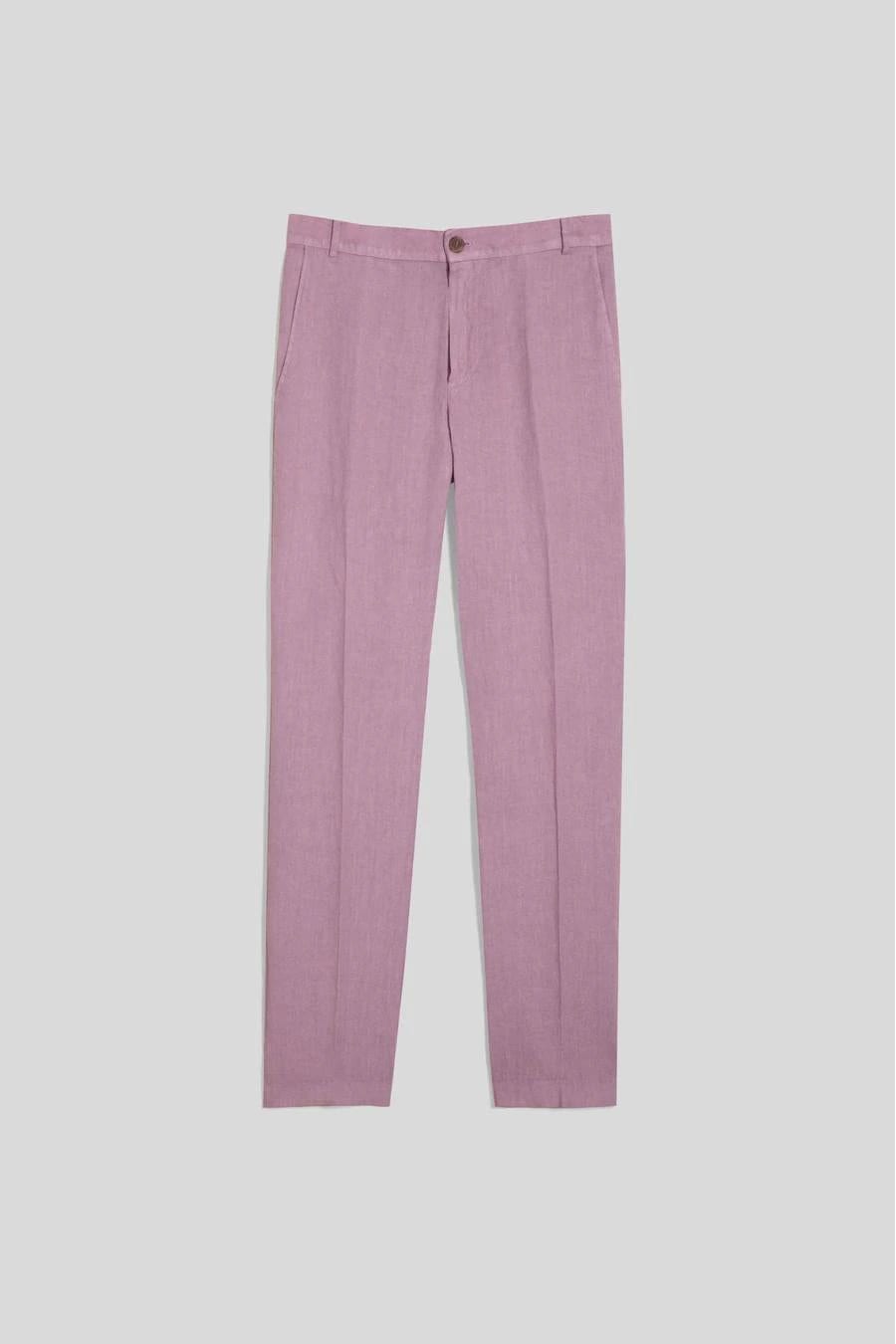Men's linen pants lilac donato - imagen 1