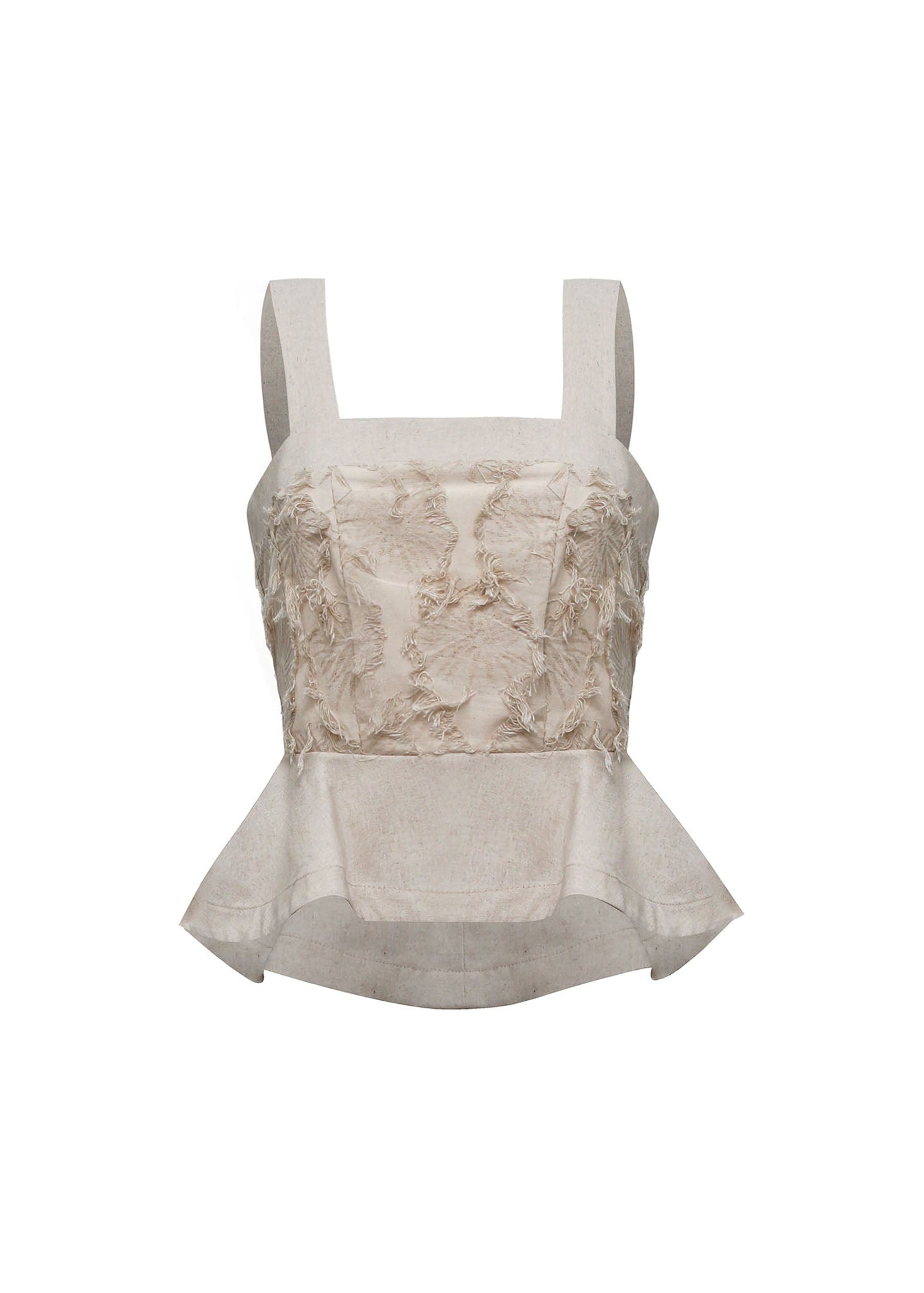 Blusa Fringed Sand - imagen 1