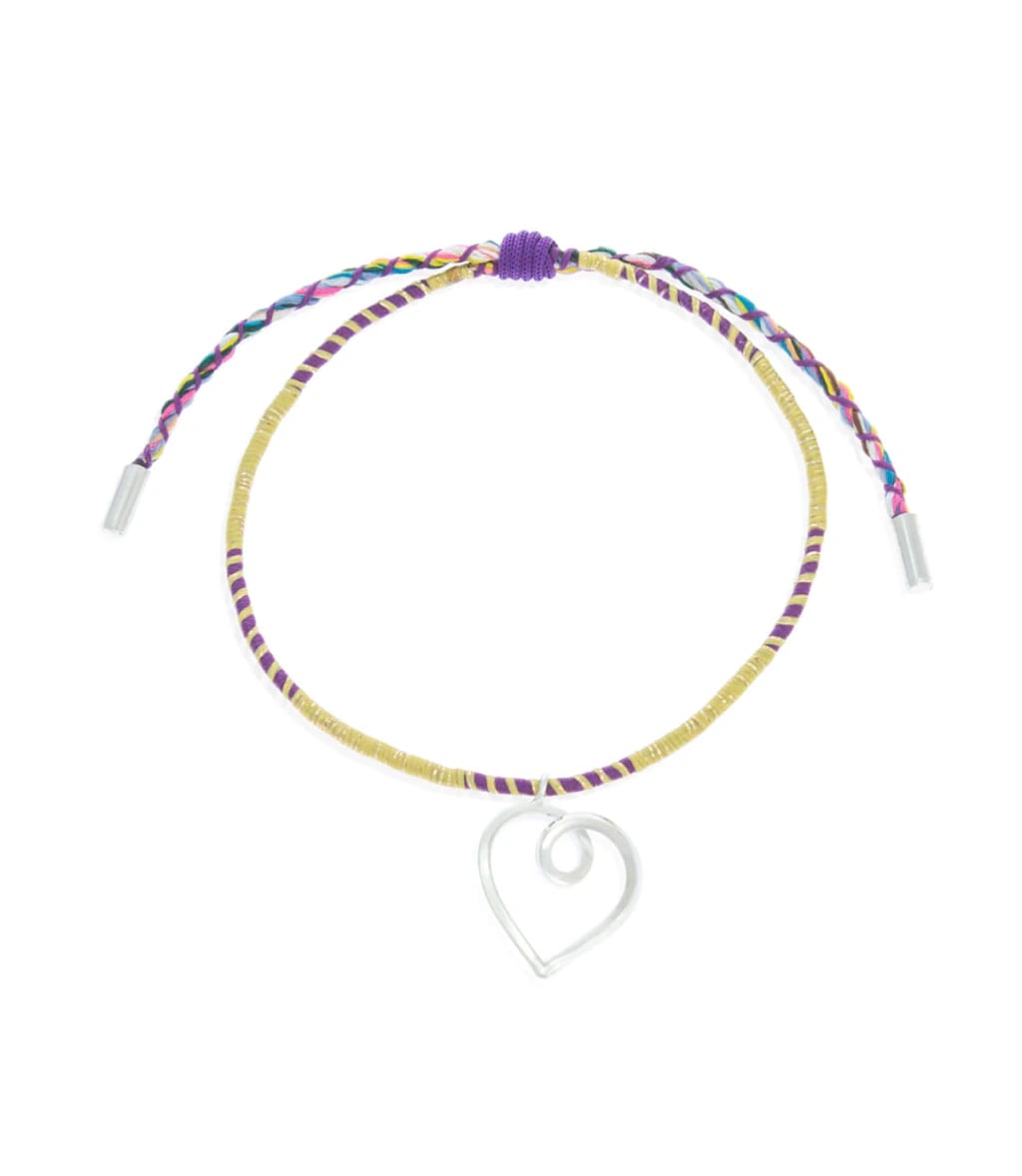 Pulsera Corazón en Plata 925 - imagen 1