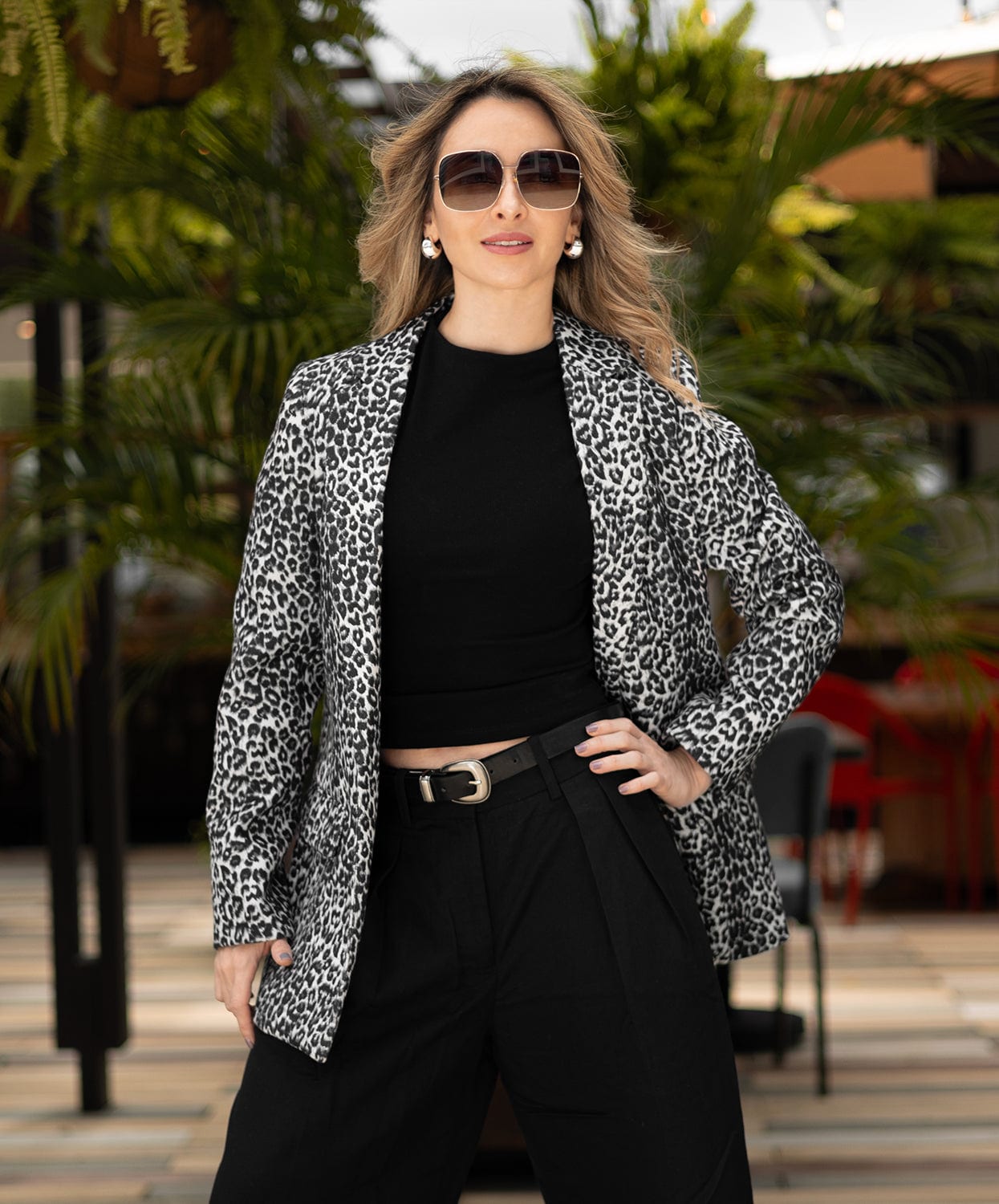 Blazer en Paño Print Montecarlo - imagen 1