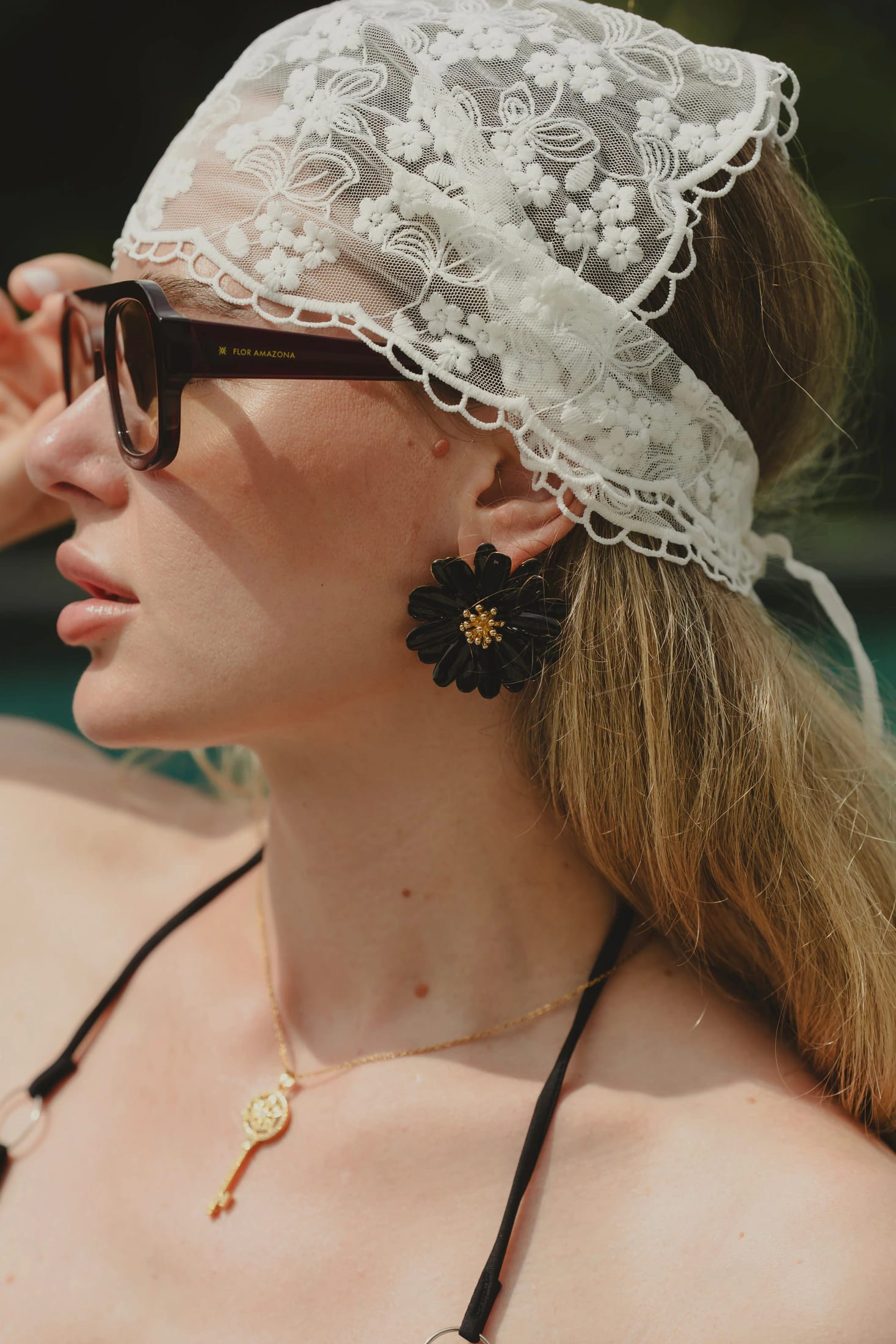 ARETES CATLEYA BLACK - imagen 1