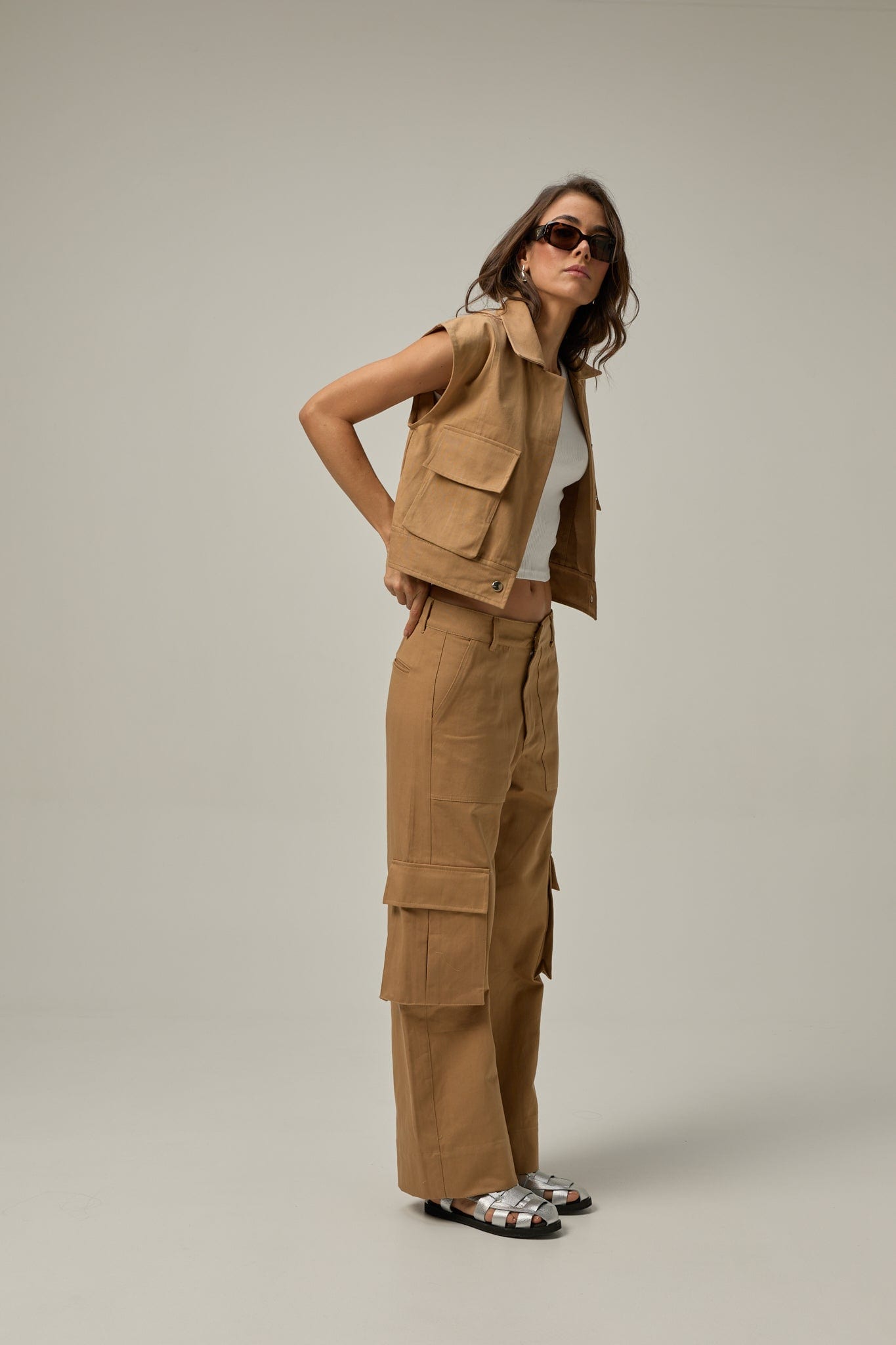 Pantalón Utility Cargo | Khaki - imagen 4