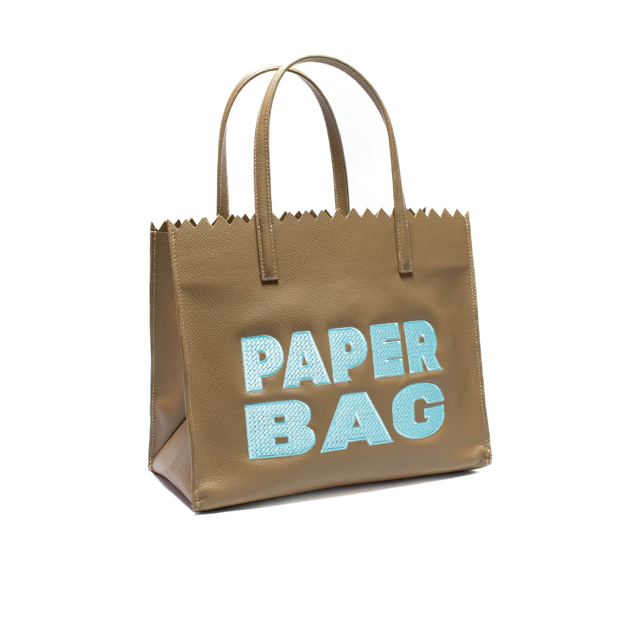 PAPER BAG SHORT musgo x blue sky - imagen 3