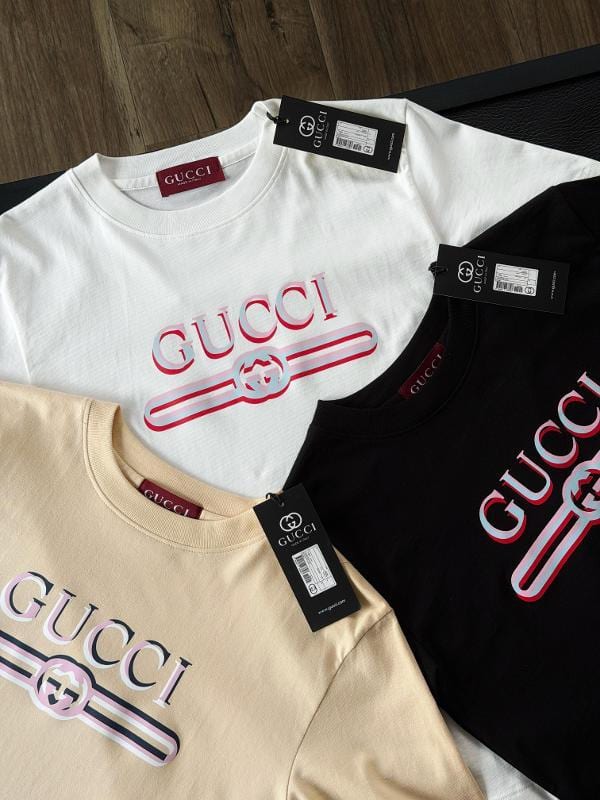 CAMISA GUCCI BLANCA NUDE Y NEGRA - imagen 1