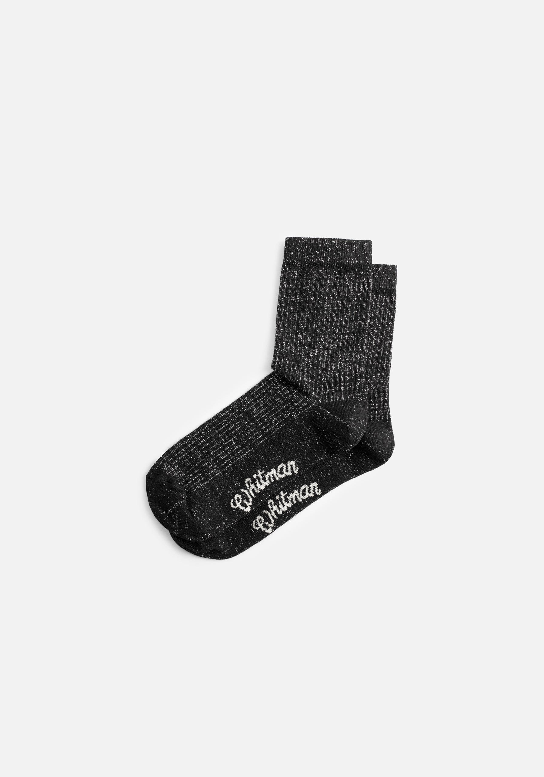Medias M Formal Unicolor Lurex Negro - imagen 1