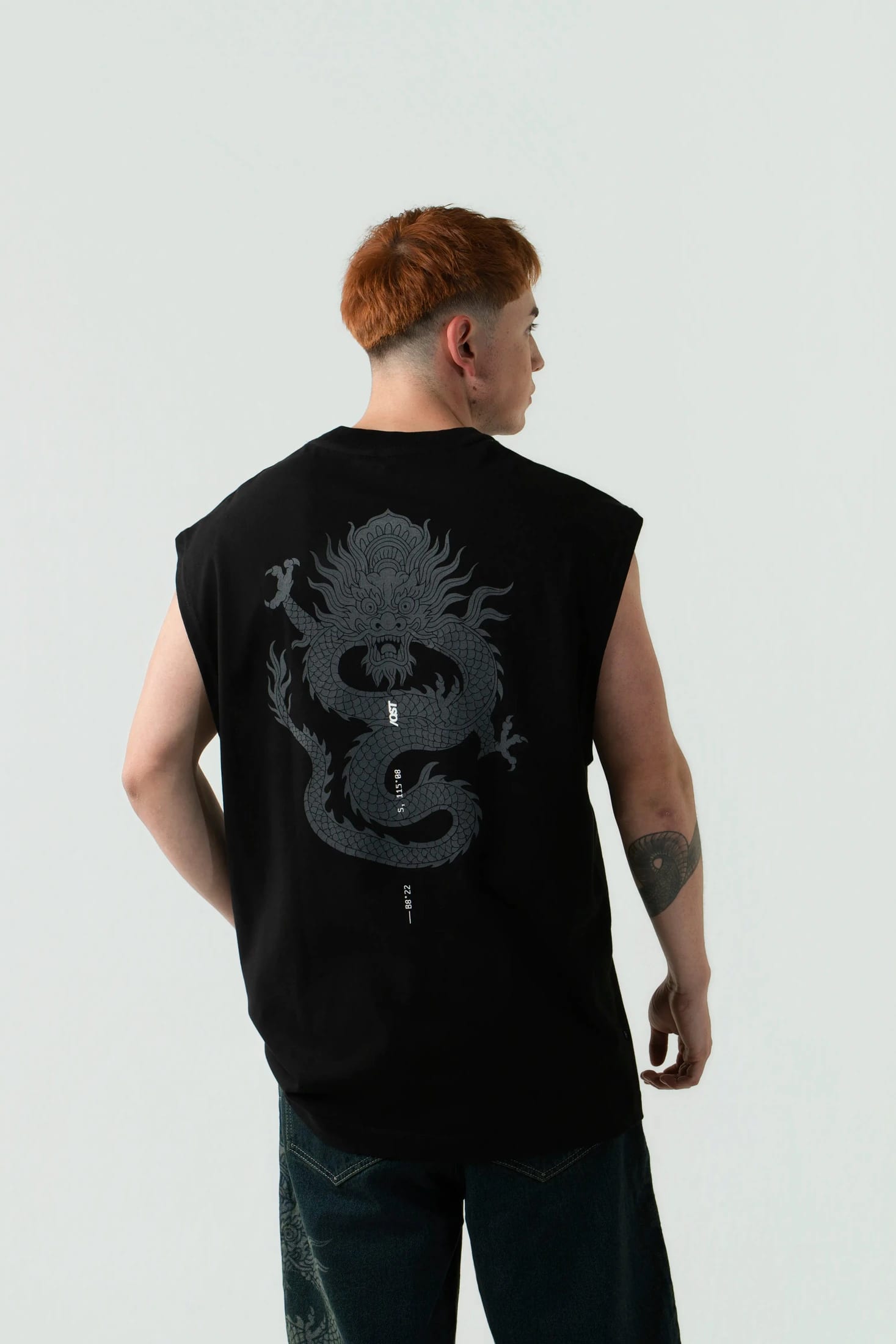 CAMISETA MANGA SISA COLOR NEGRO - imagen 2