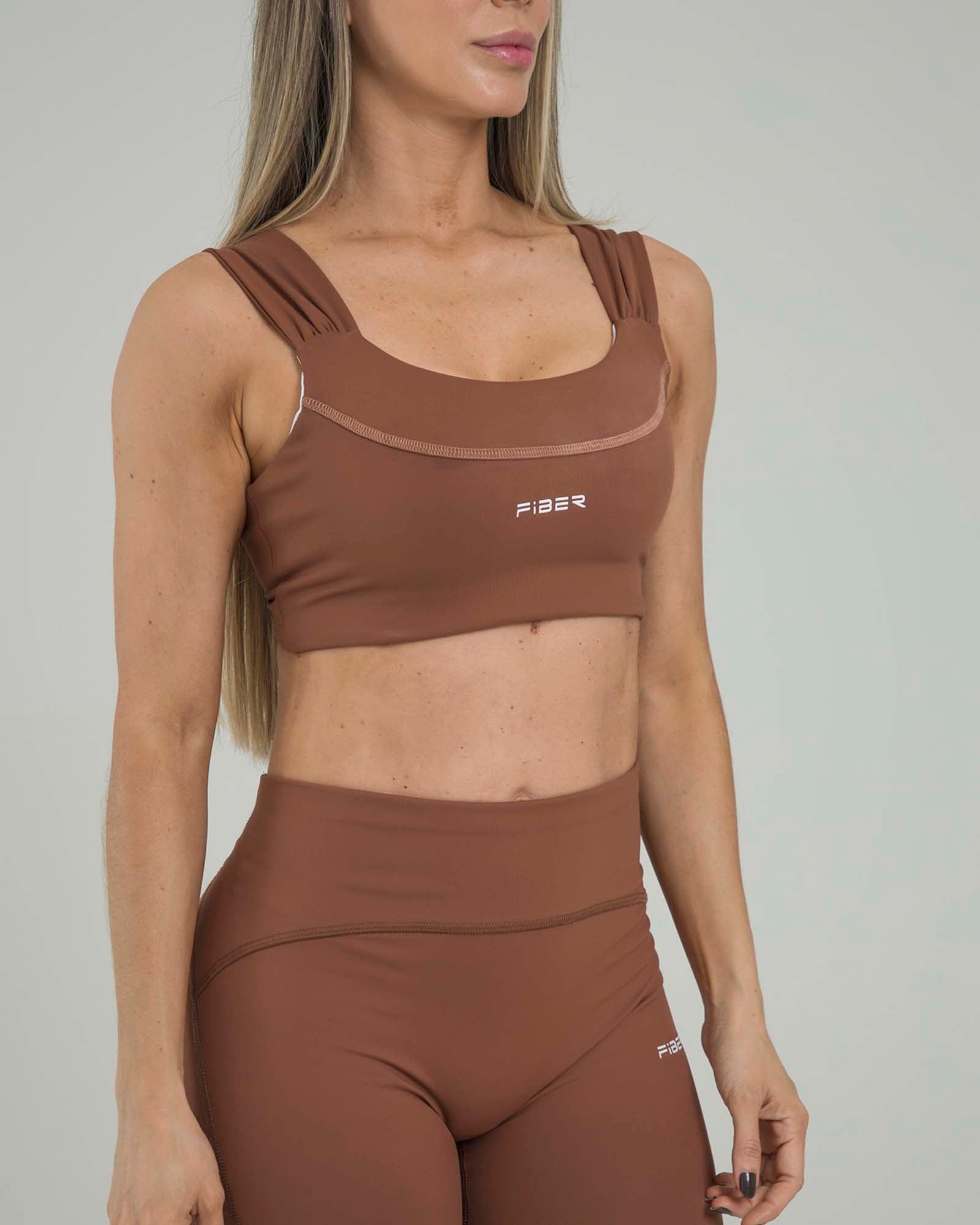 Top sisa radiant back cafe terra lumen FIBER - imagen 2