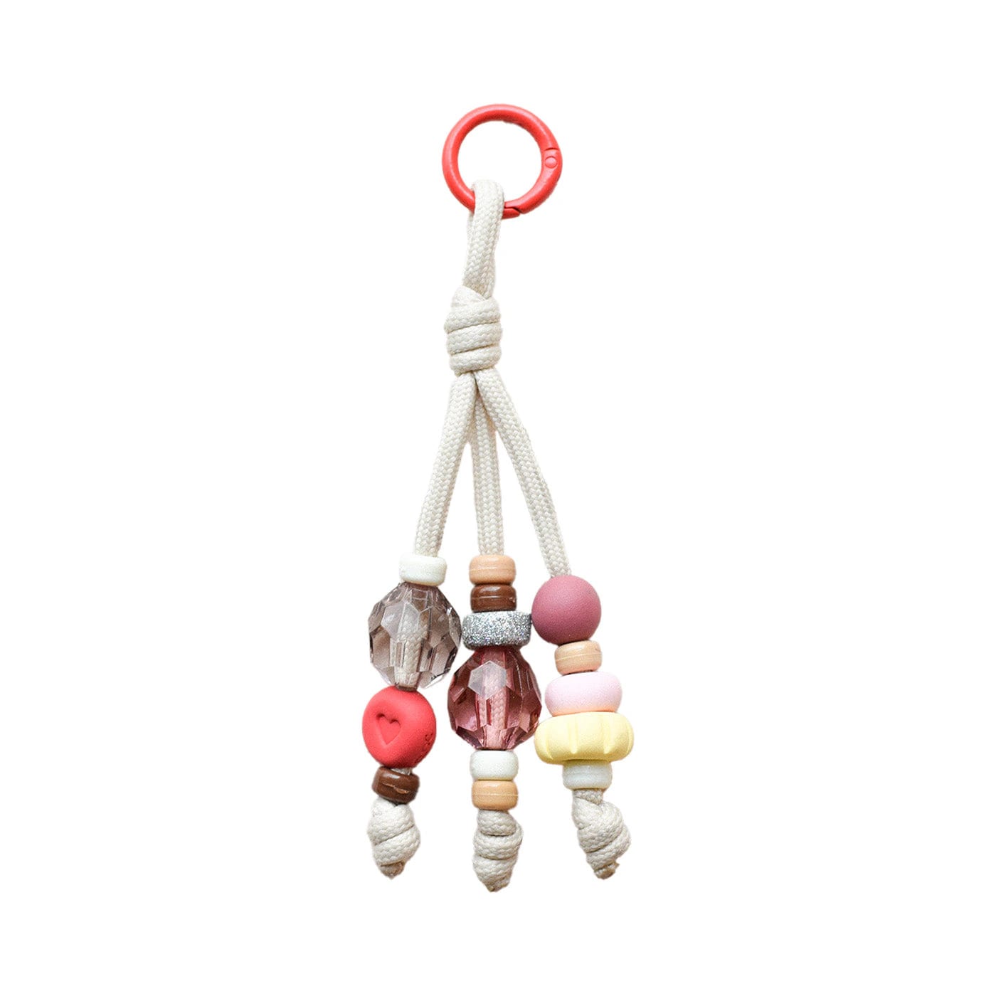 Llavero triple Beige - imagen 1
