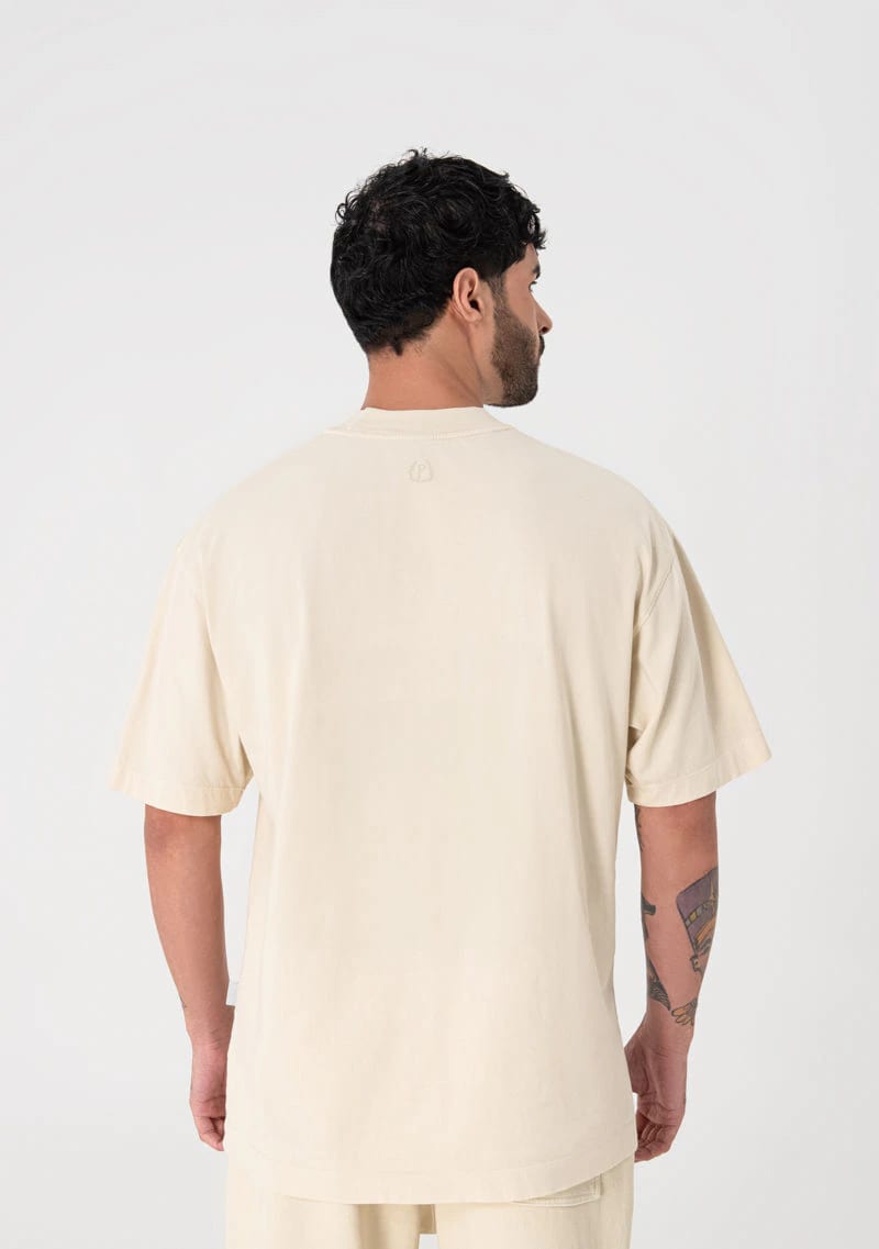 Heraldic cream T-shirt - imagen 3