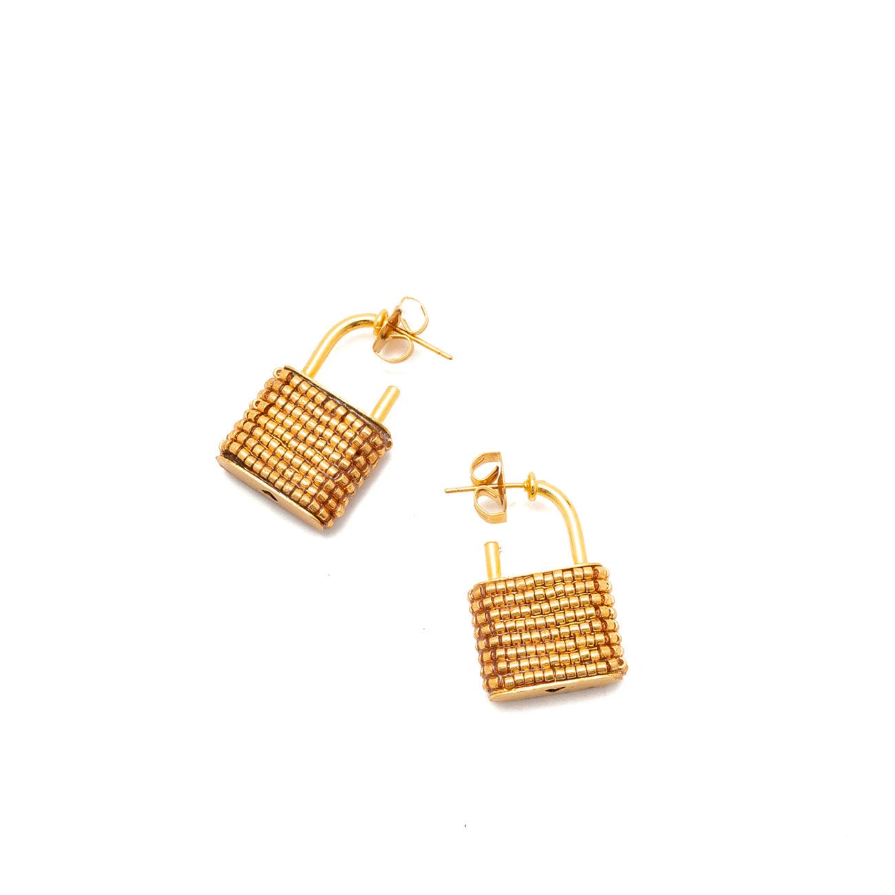 ARETES CANDADITOS - imagen 1
