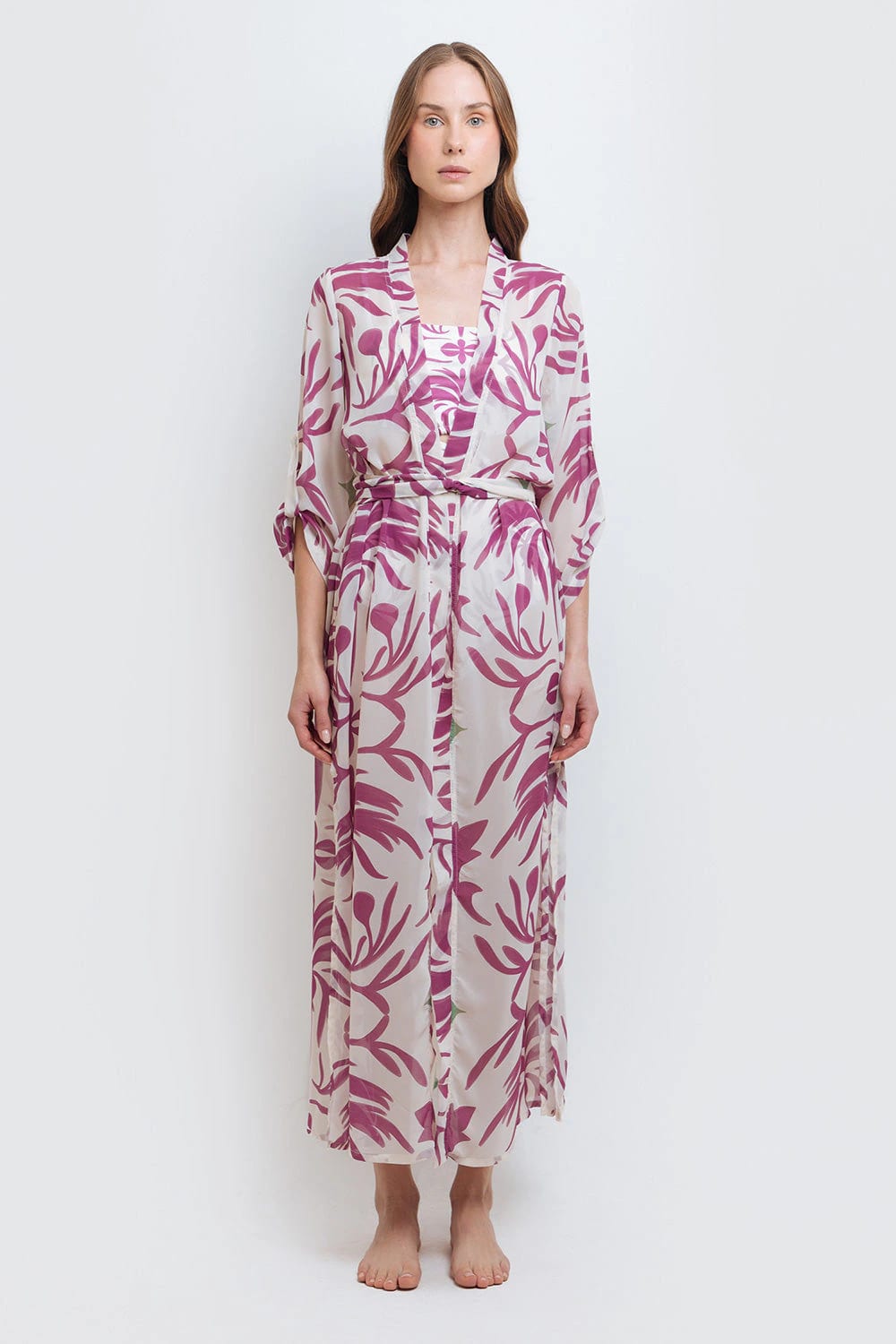 Cover Nara LUA | Kimono con Manga Larga y Botones - imagen 3