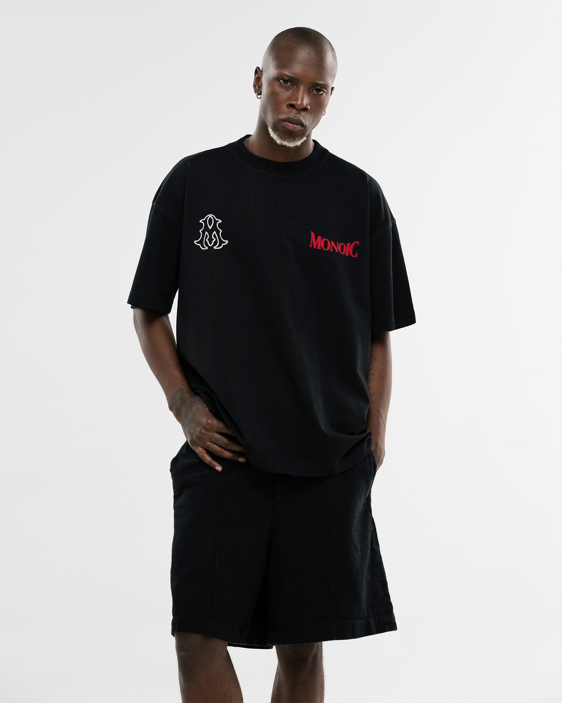 Camiseta Oversized Not For Your League - Negro - imagen 5