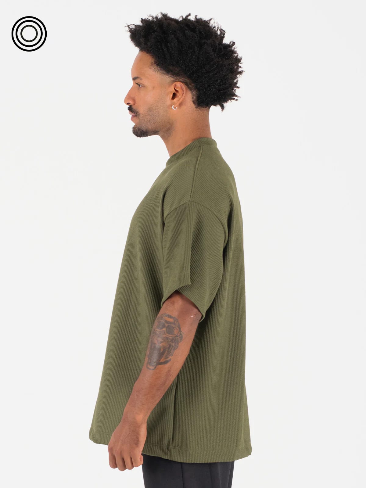 Camiseta hombre stone verde militar - imagen 4