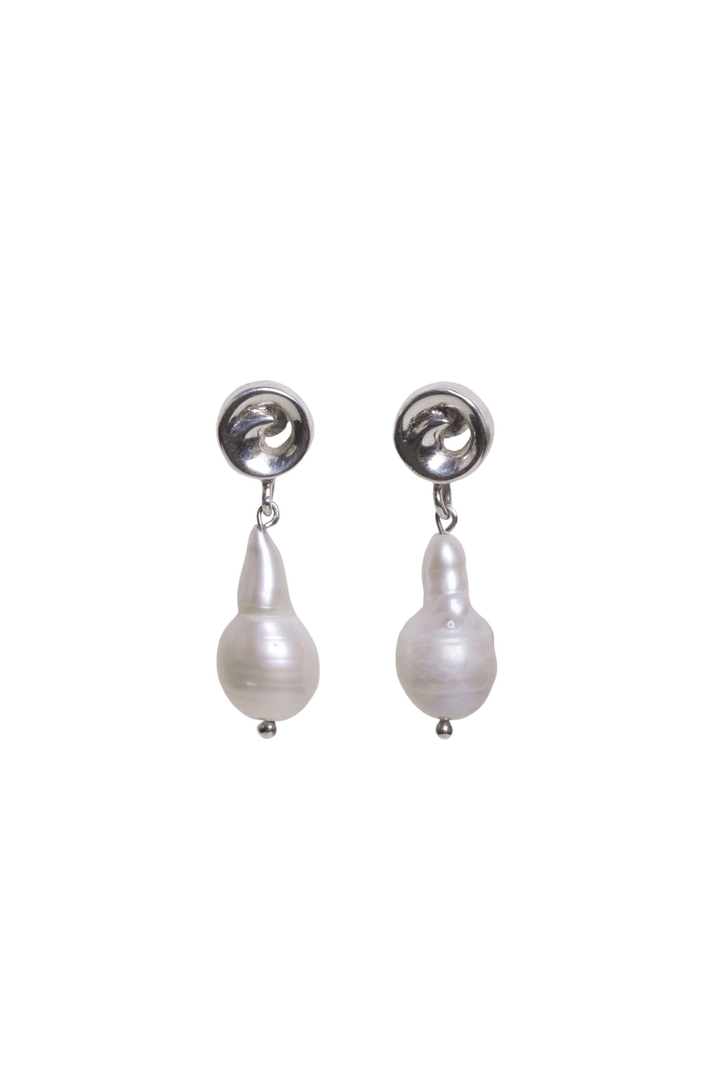 Aretes Rollitos Midi Perla - imagen 1