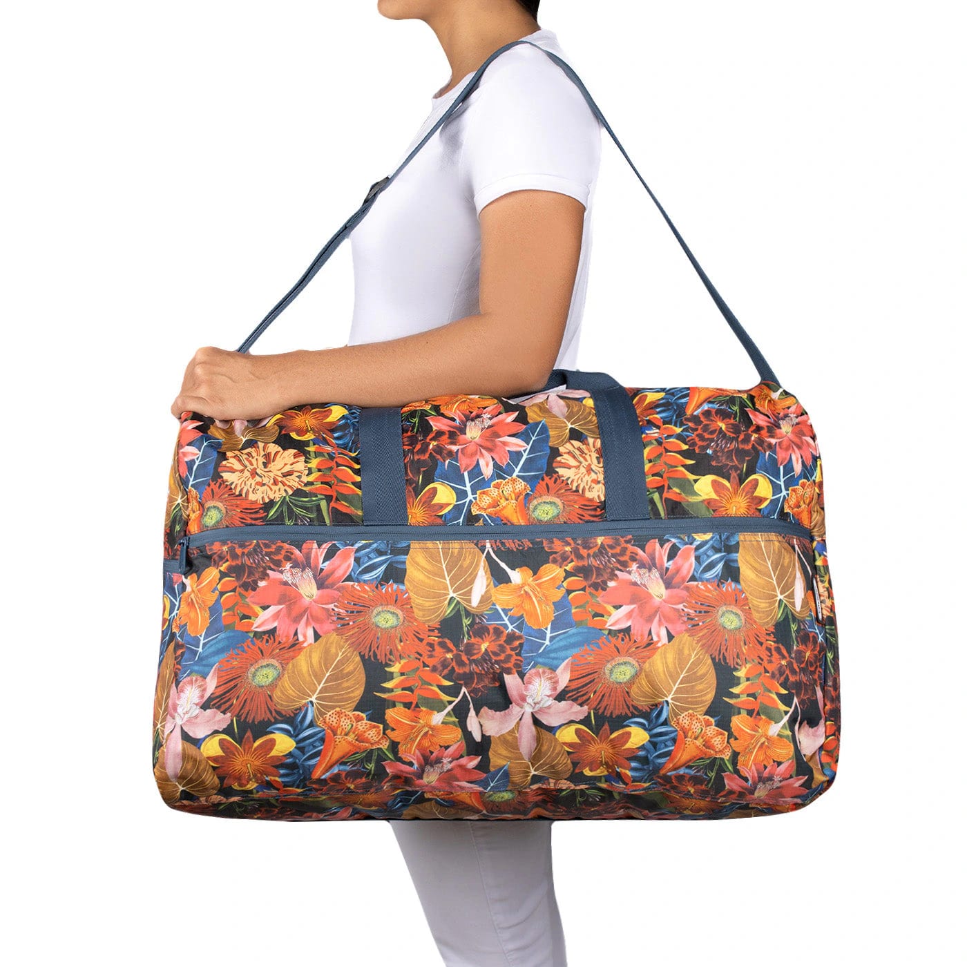 Maleta XL ULTRA Plegable Estampado Paraiso Citybags Multicolor - imagen 3