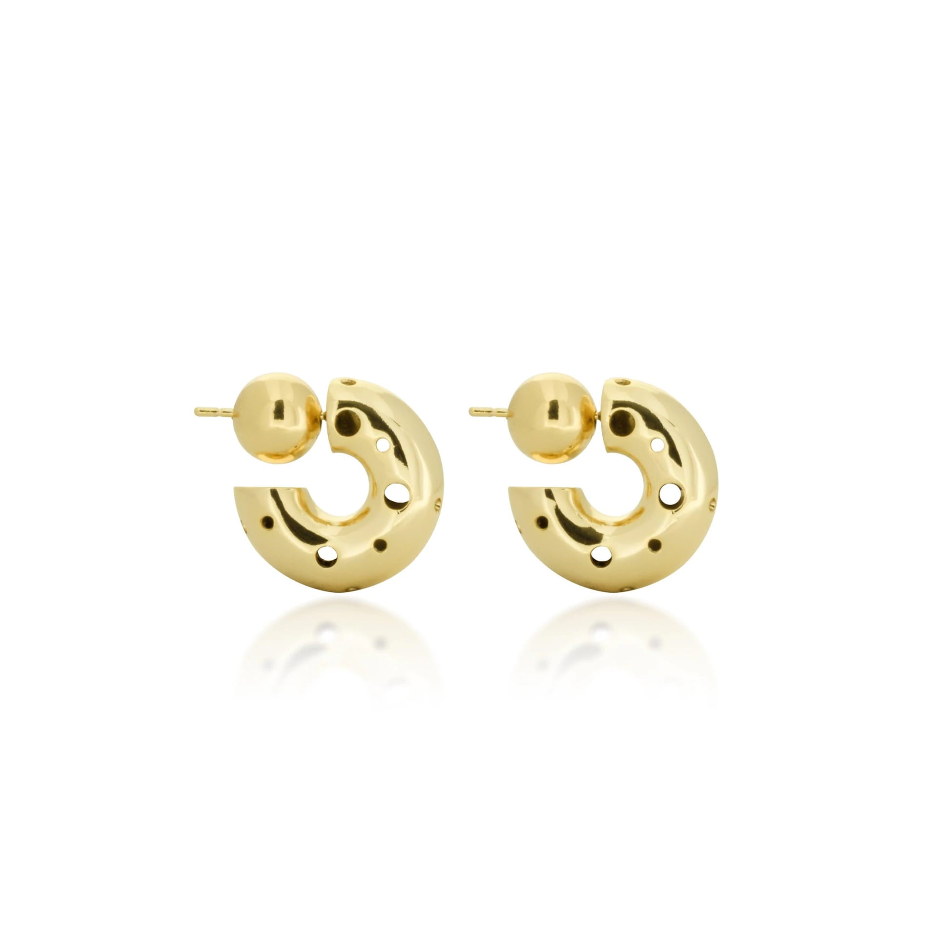 MINI HOOPS EARRINGS - imagen 1