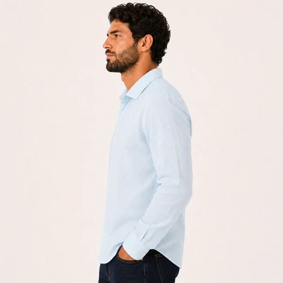 CAMISA ML 55% LINO 45%ALGODON HOMBRE - imagen 2